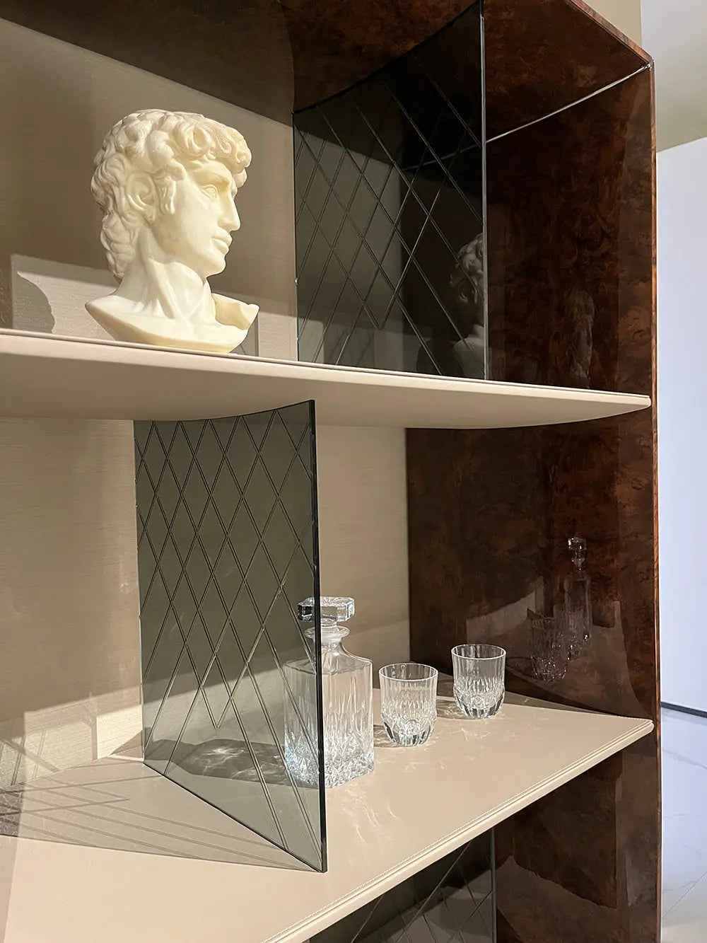 Contemporary Wooden Bookshelf with Storage W016S26 Bentley style Eastwood Bookshelves Closet office bookshelf