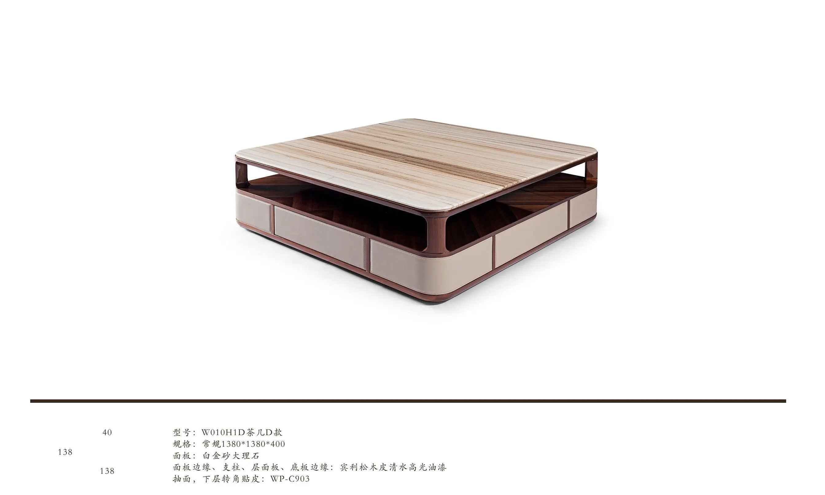 Contemporary marble coffee table W010H1D Bentley Coffee Table Tea table Coner table