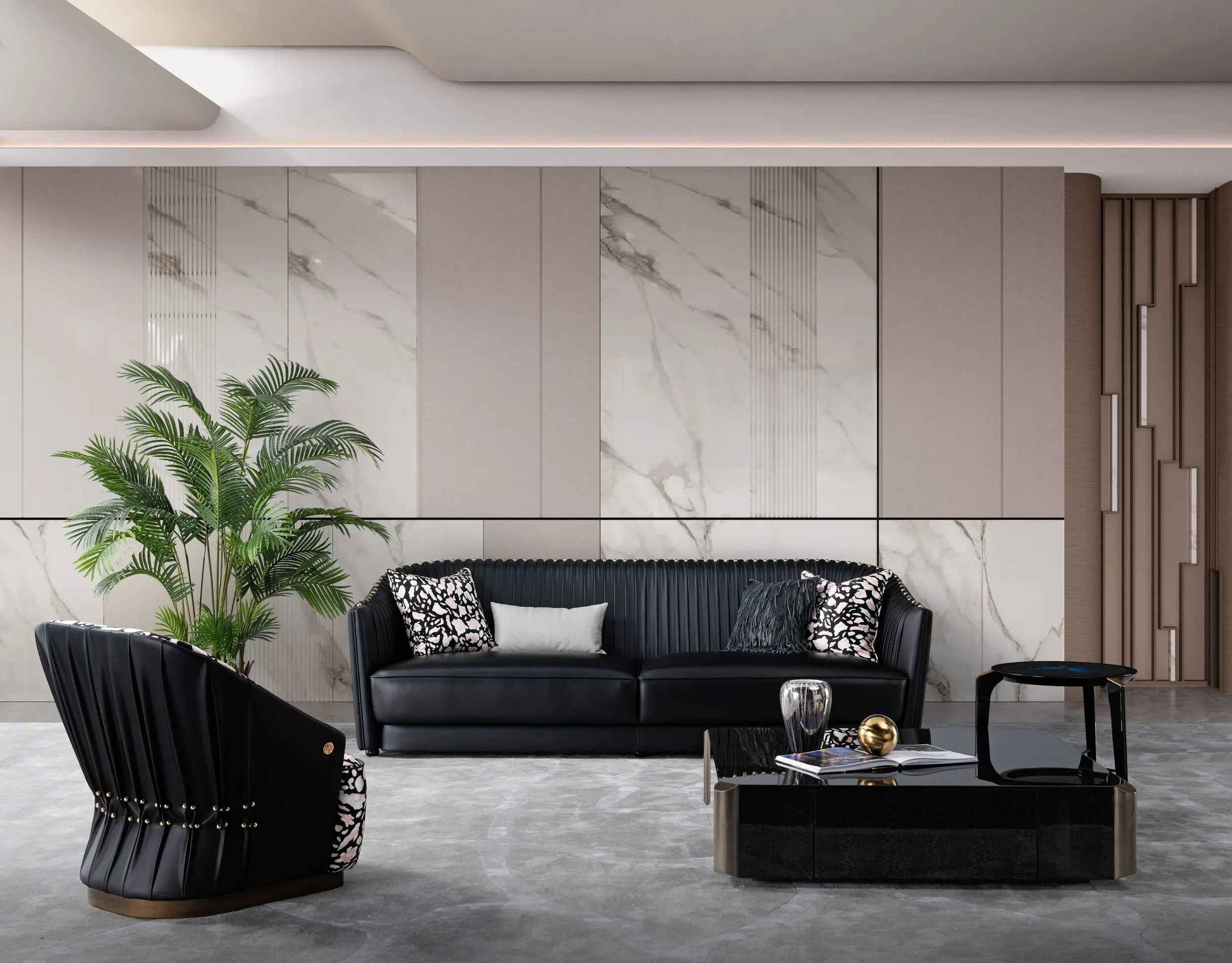 Corner Coffee Table - Space-Saving Solution W011H6C Visionnaire style Breeze Coffee Table Tea table Coner table