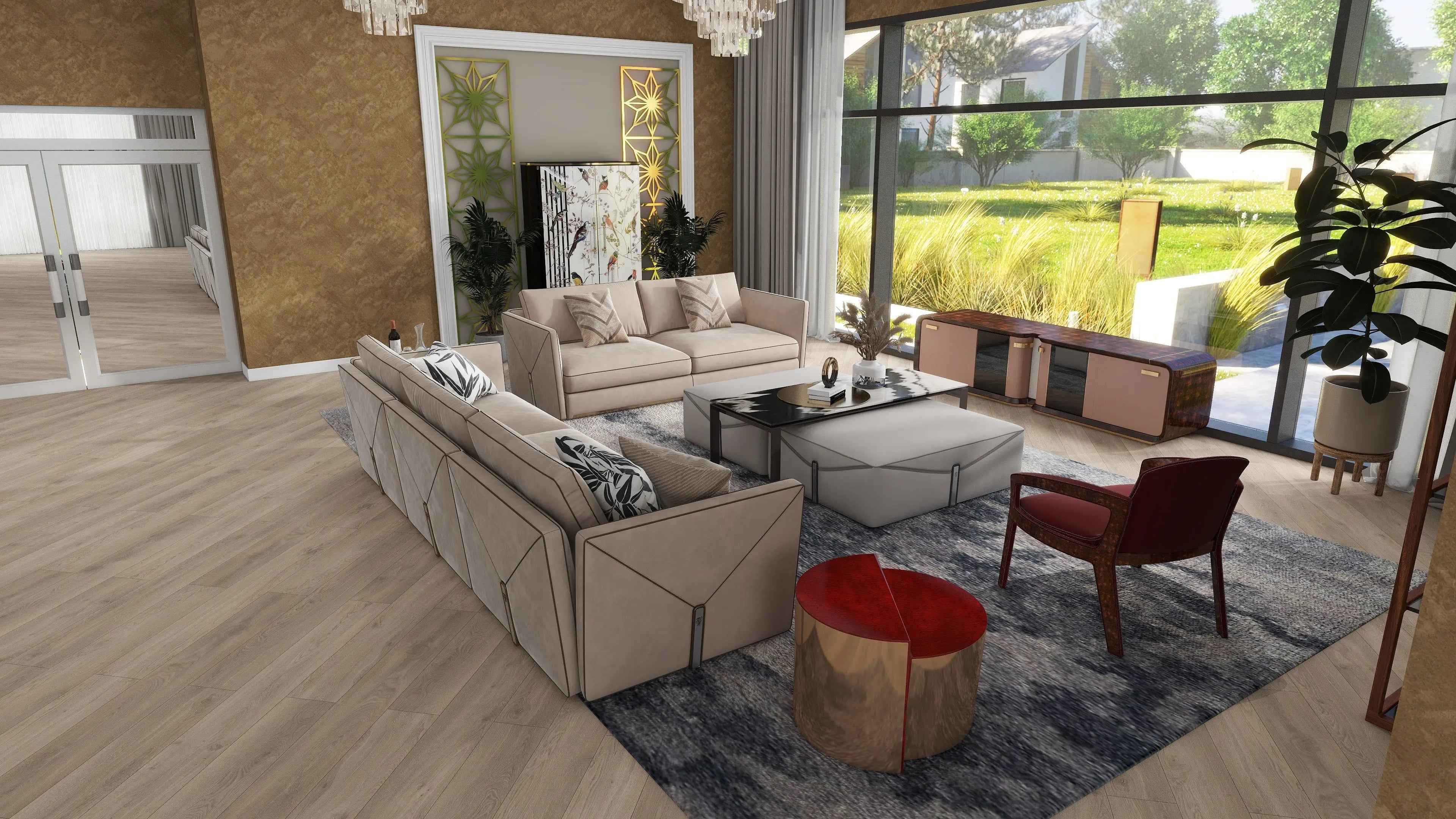 Crystal Steel Corner Tables - Contemporary Elegance for Your Space W011H6B Visionnaire style Cyborg Coffee Table Tea table Coner table