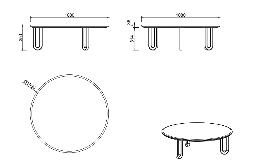 DC-078-1 Coffee Table - Chiuchiufurniture