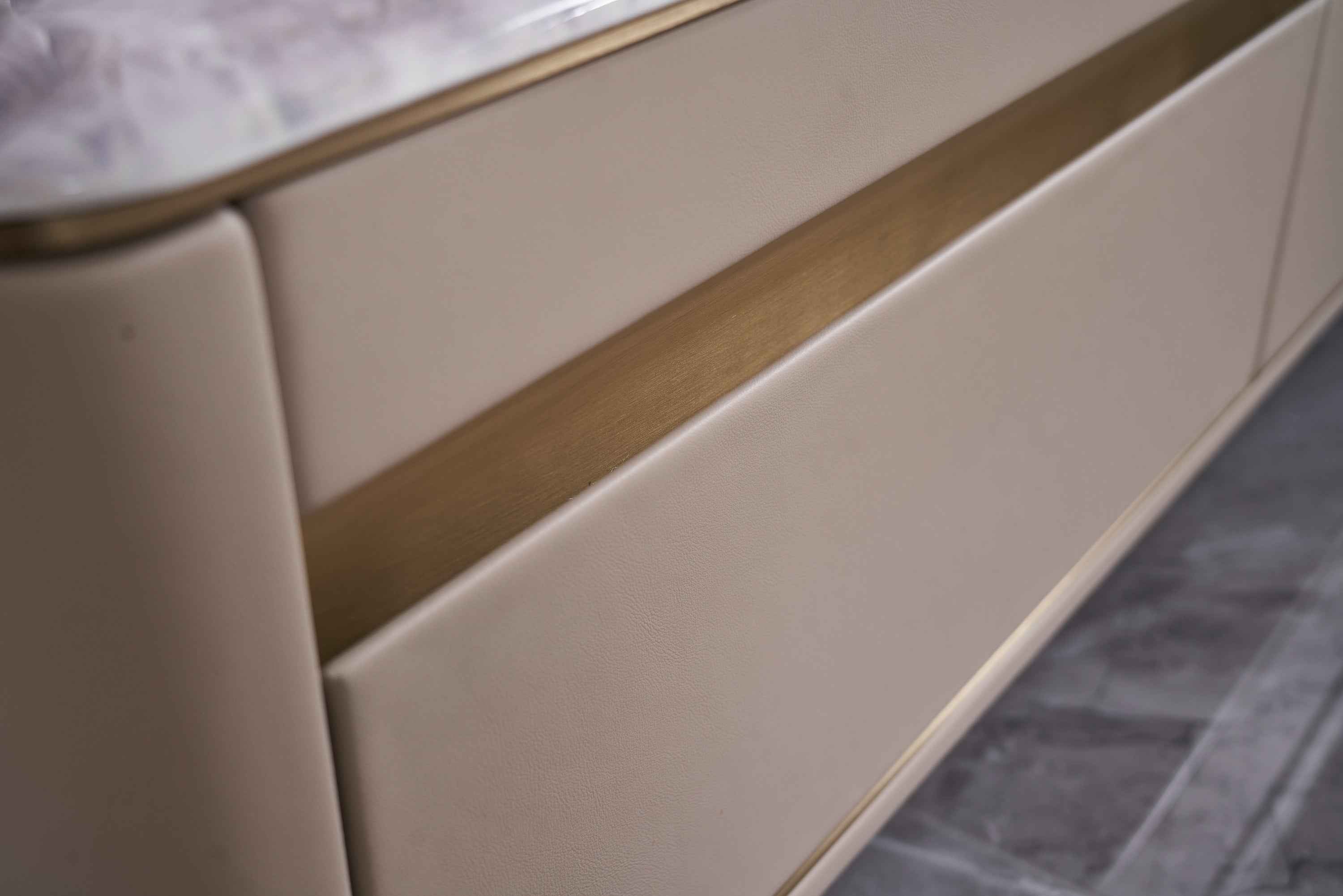 Modern Light Luxury Marble DH-058-1 Floor Cabinet