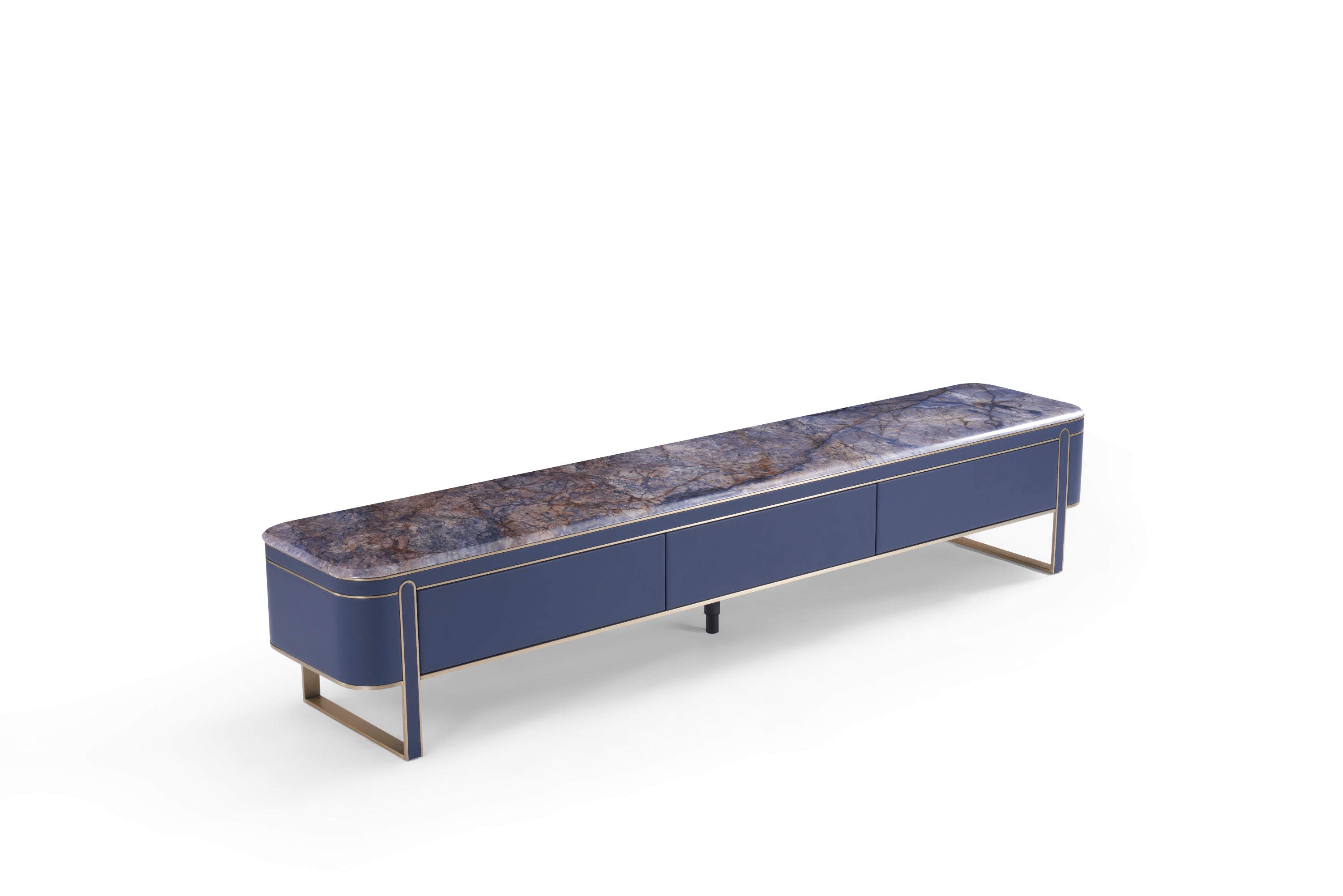 Light Luxury Leather Marble DH3-057-1 Floor Cabinet DD