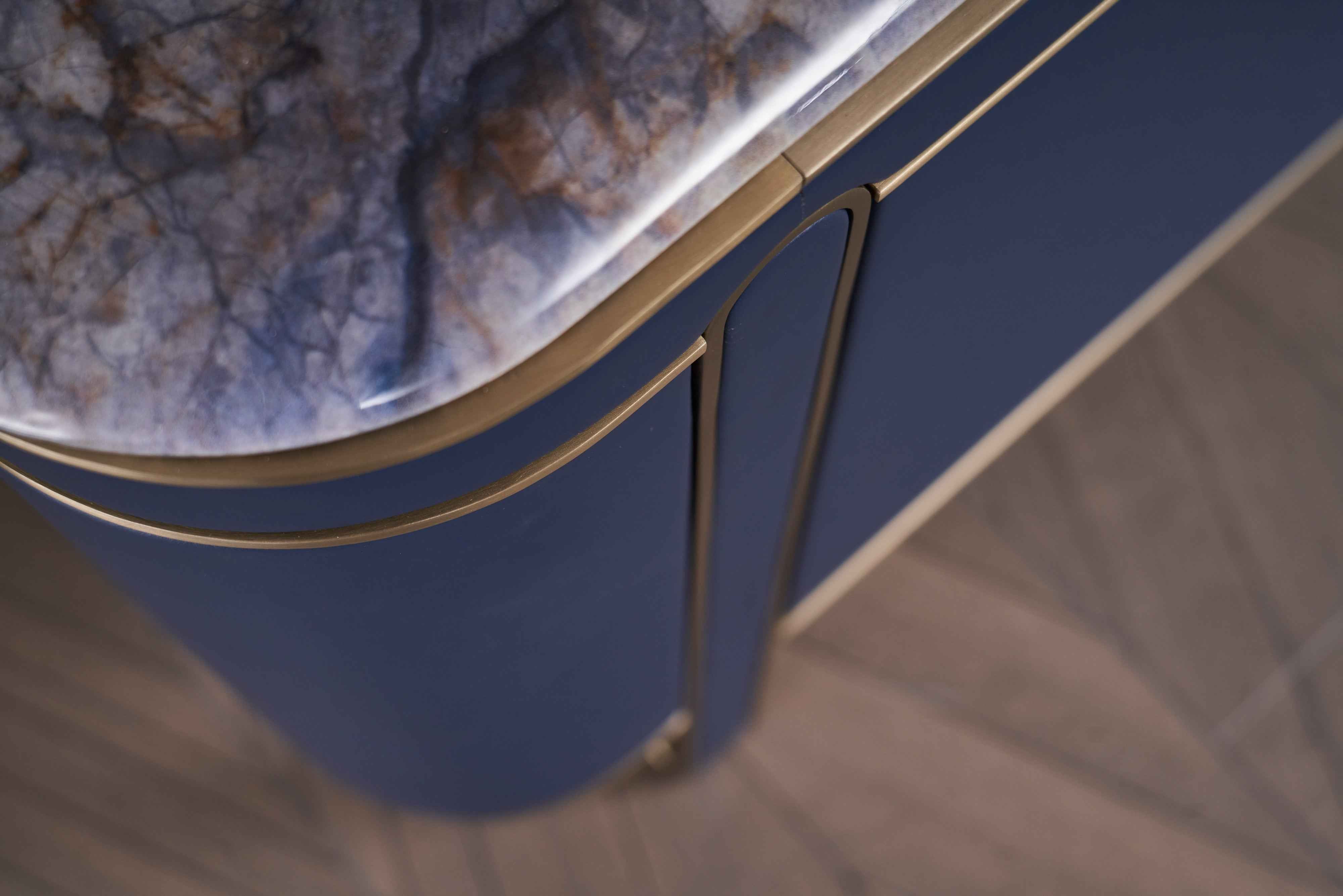 Italian minimalist style floor cabinet DH3-057-4 floor cabinet