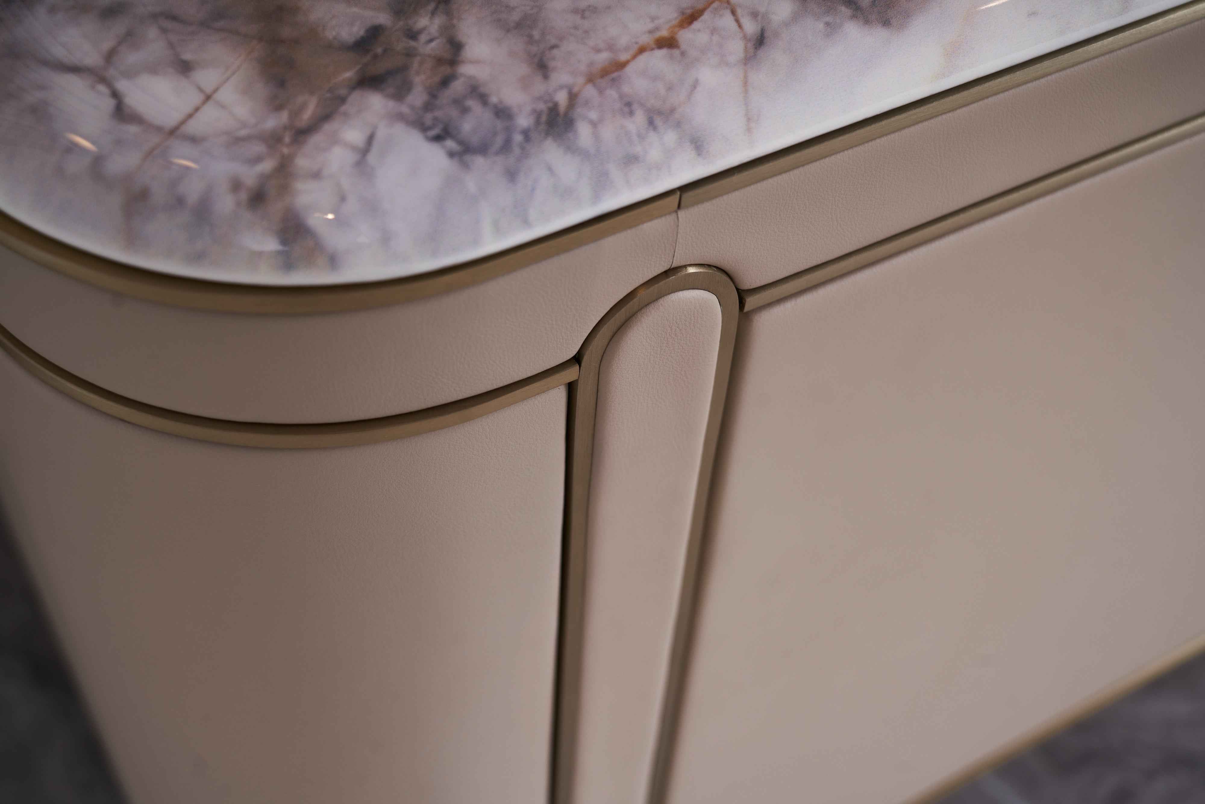 Italian minimalist style floor cabinet DH3-057-4 floor cabinet