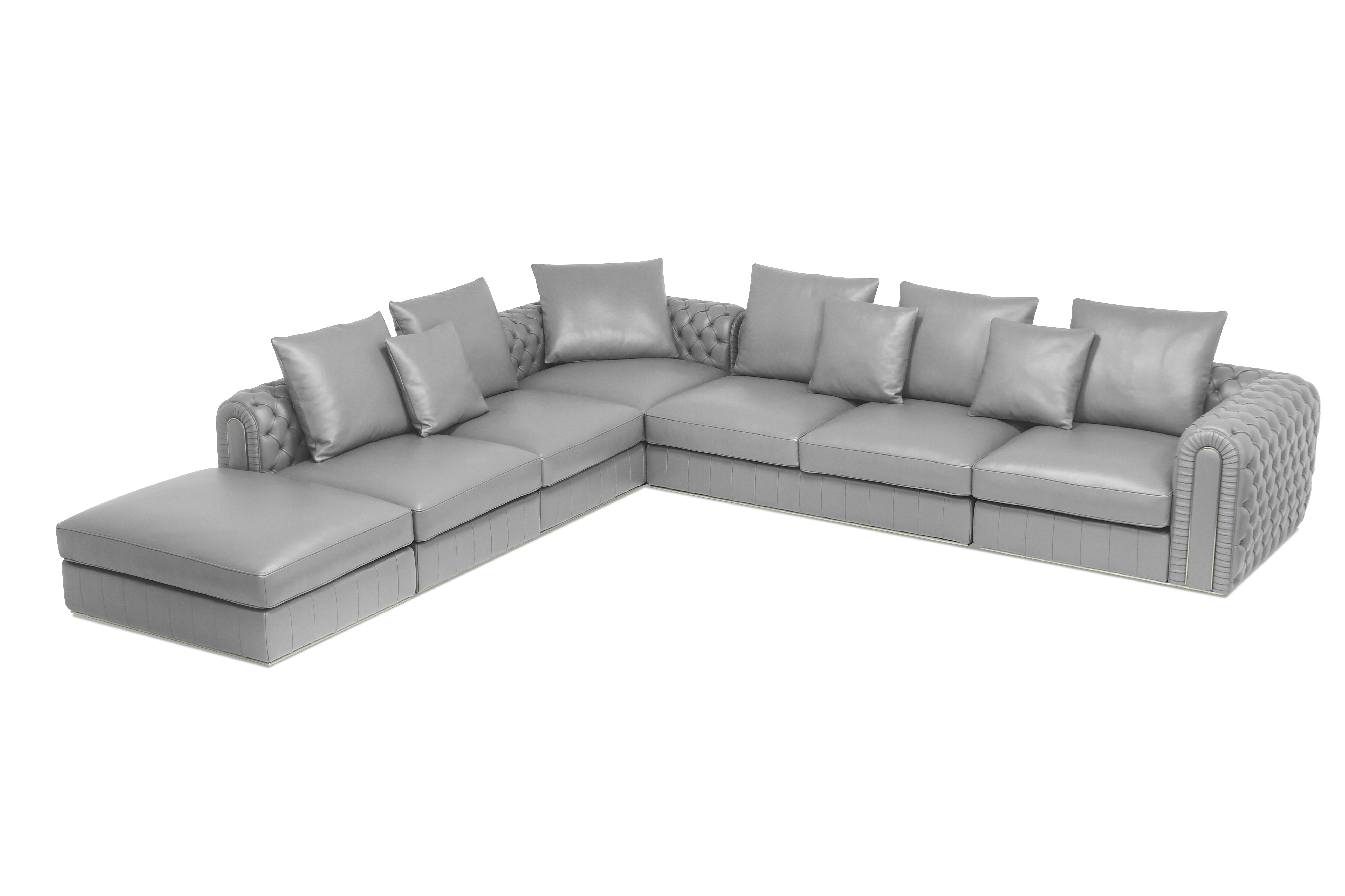 DJ2-071 Four-seater sofa Sectional sofa Soft and comfortable, stain resistant - Chiuchiufurniture