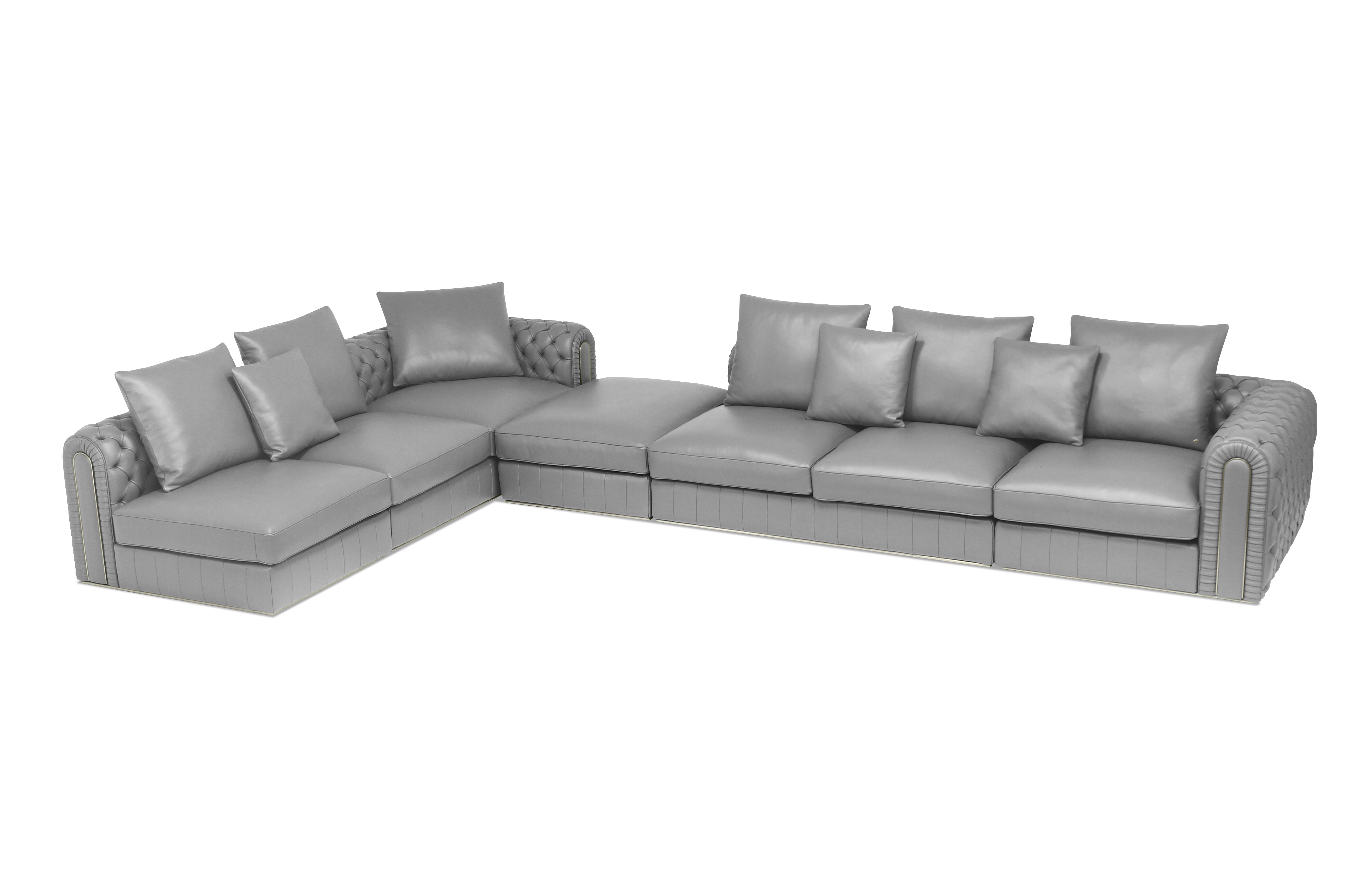 DJ2-071 Four-seater sofa Sectional sofa Soft and comfortable, stain resistant - Chiuchiufurniture