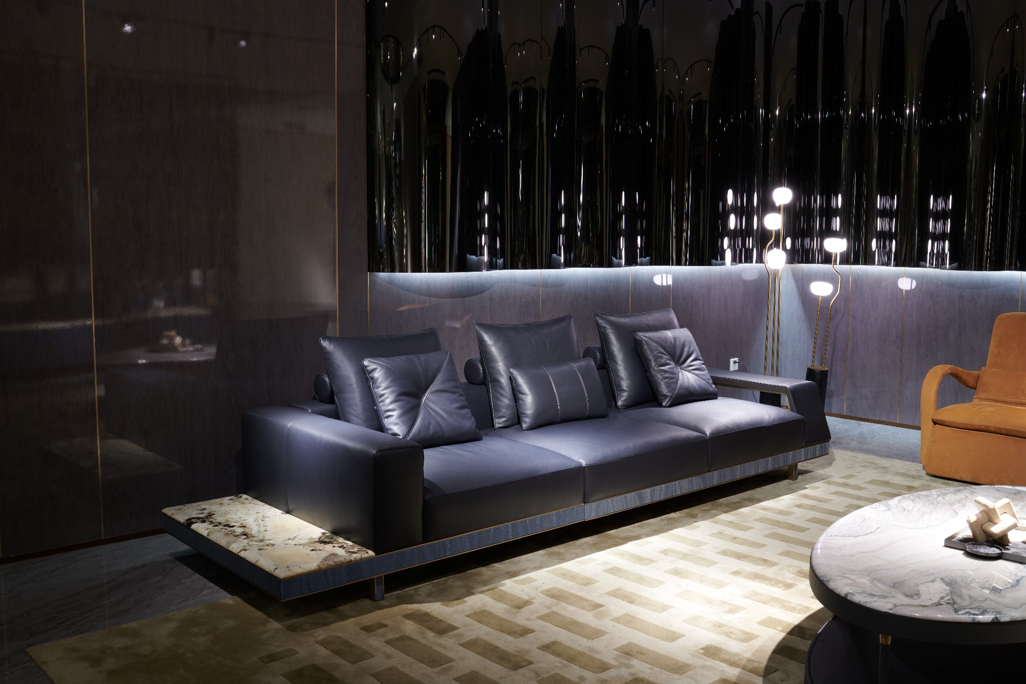 DJ5-075 Four-seater sofa Three-seater sofa Comfortable and soft to sit on - Chiuchiufurniture