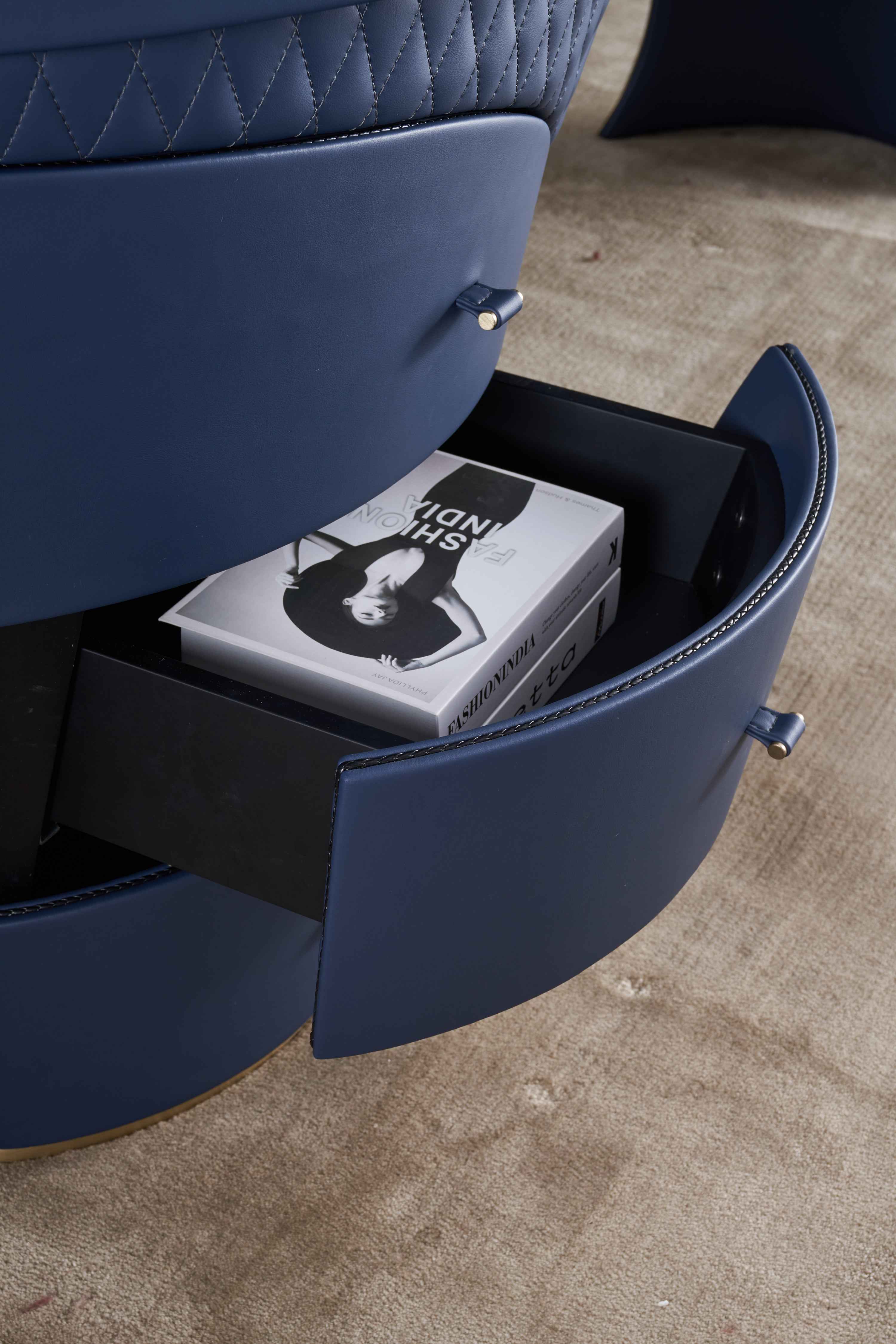 Light Luxury Modern Marble DS3-053-1 Shaped Desk,Boss Table , Office Table