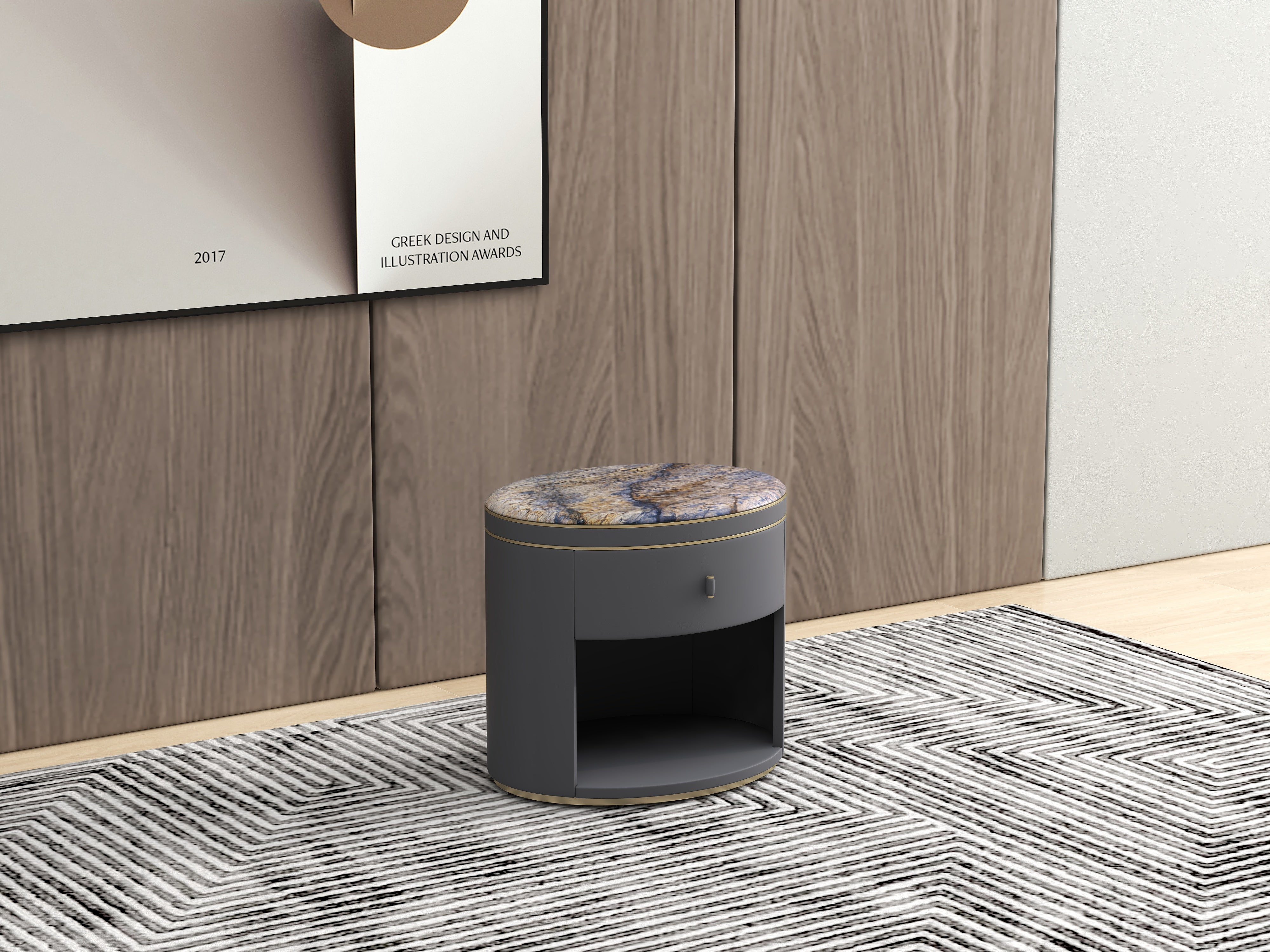 DX3-063-2 Bedside Cabinet - Chiuchiufurniture