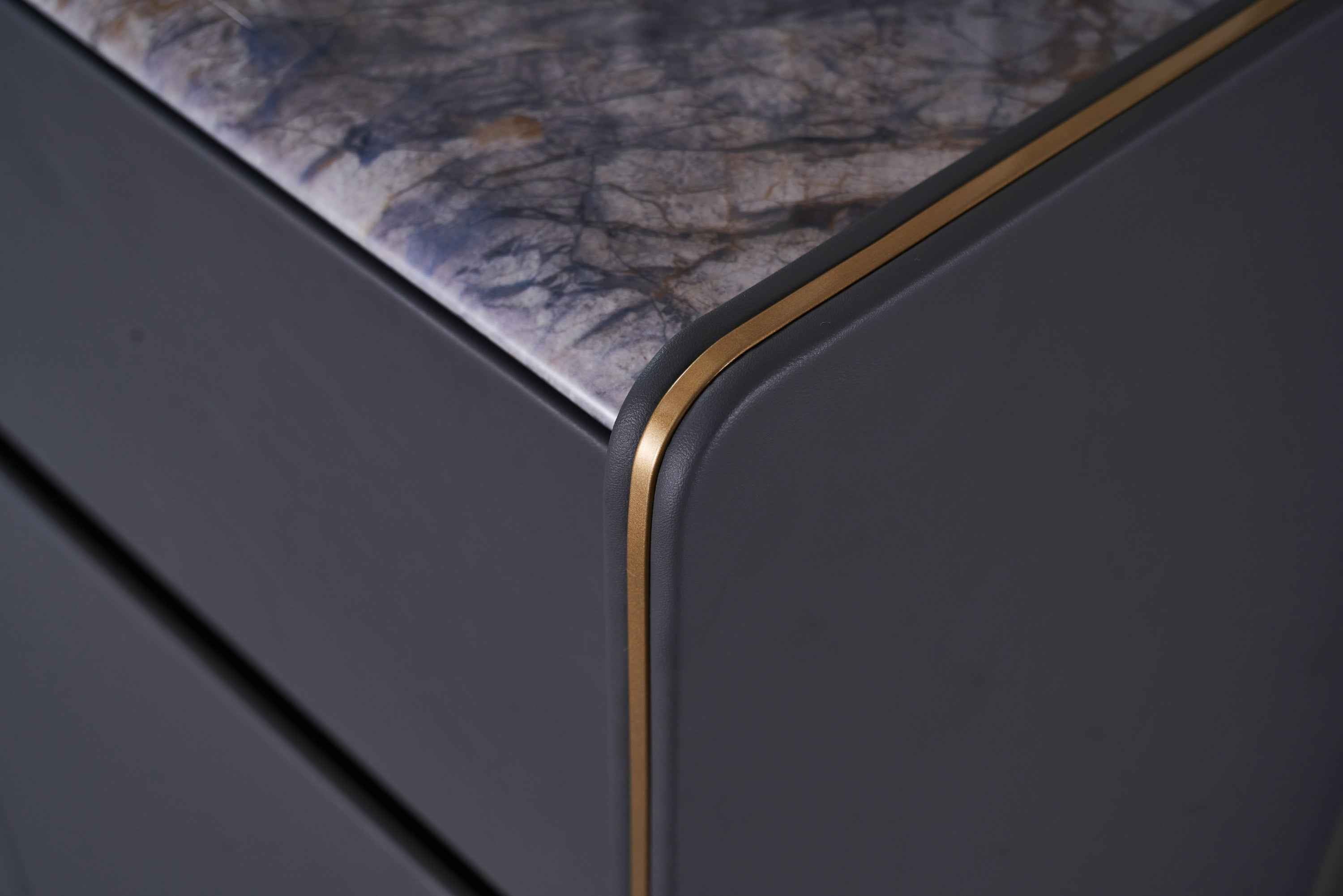 Italian Light Luxury Marble DY3-055-1 Side Cabinet