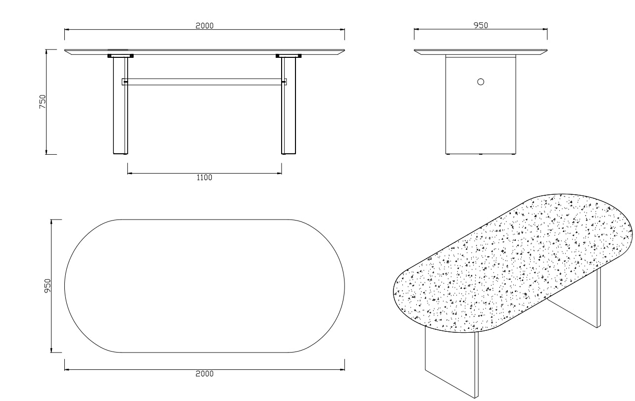 HA-2403-2 Dining Table - Chiuchiufurniture