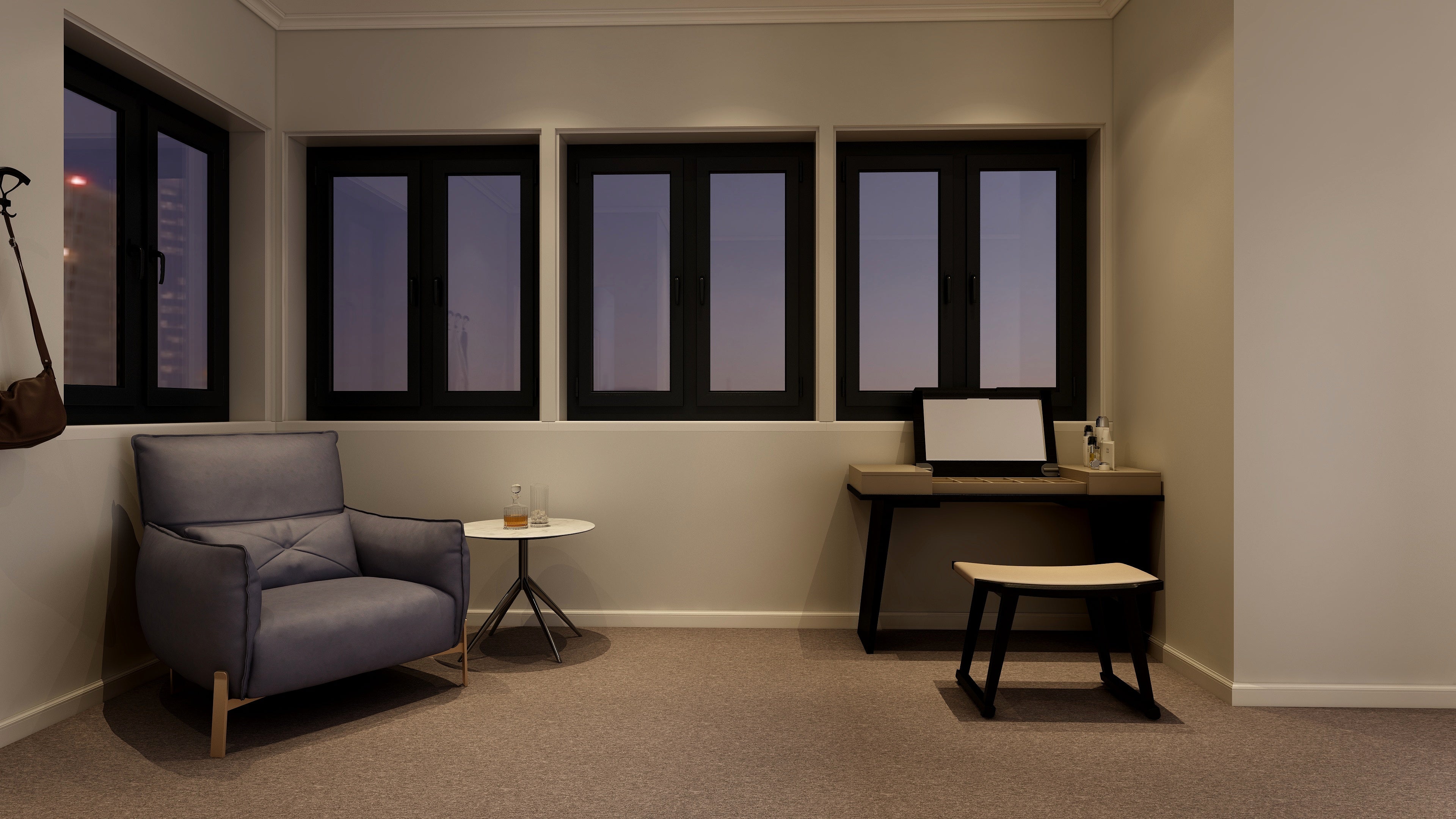 HG3-1687-3 Dressing Stool - Chiuchiufurniture