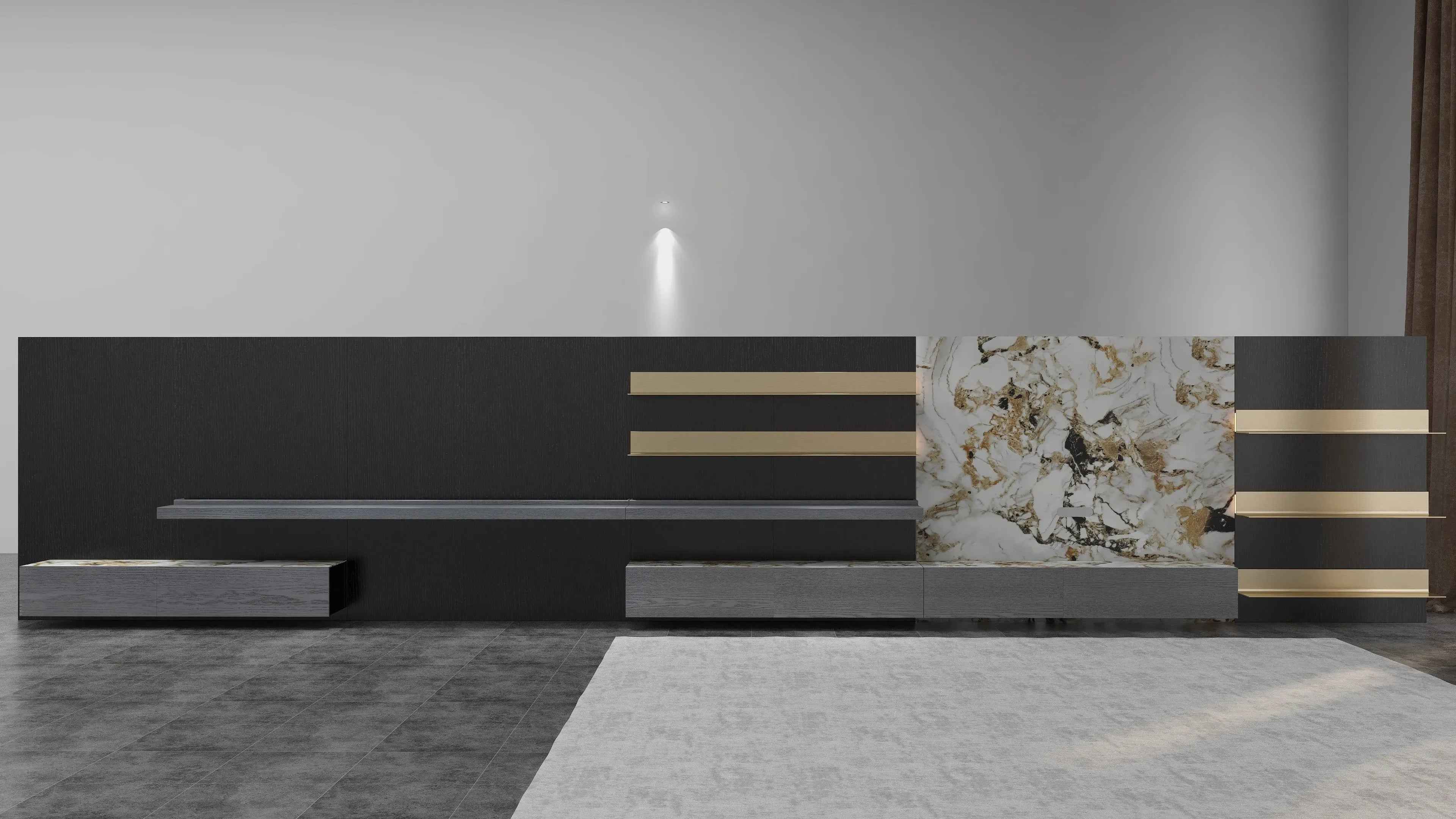 HP-1902 Closet - Right-Side Storage Solution