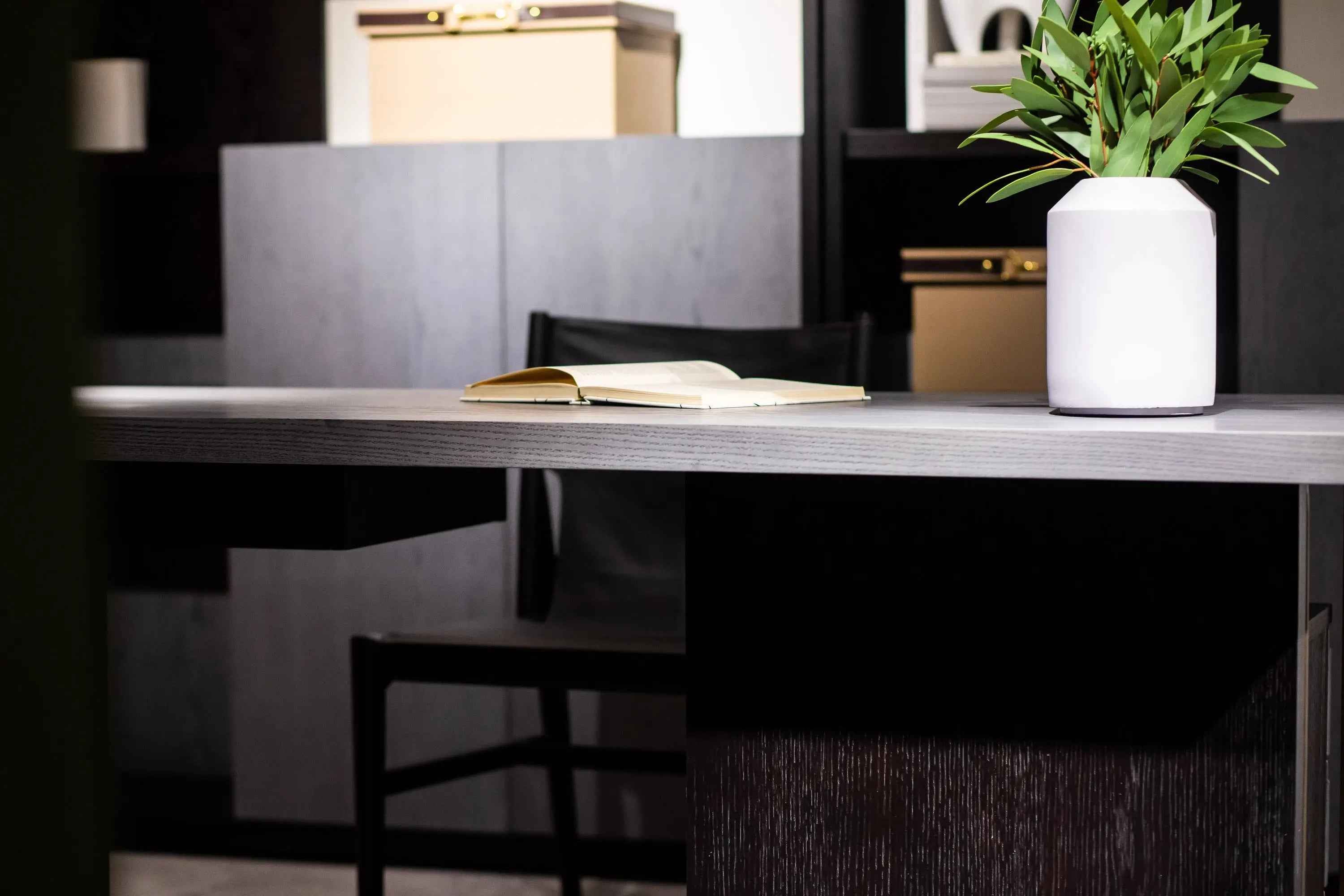 Bookcase Desk HS-1801-1 for Stylish Home Office Organization