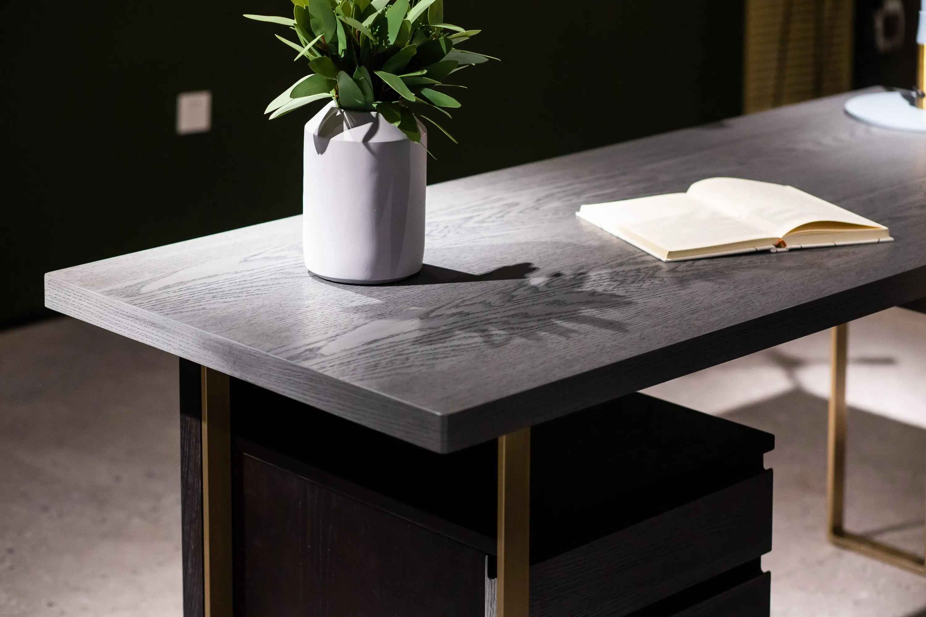 Bookcase Desk HS-1801-2: Stylish and Functional Storage Solution