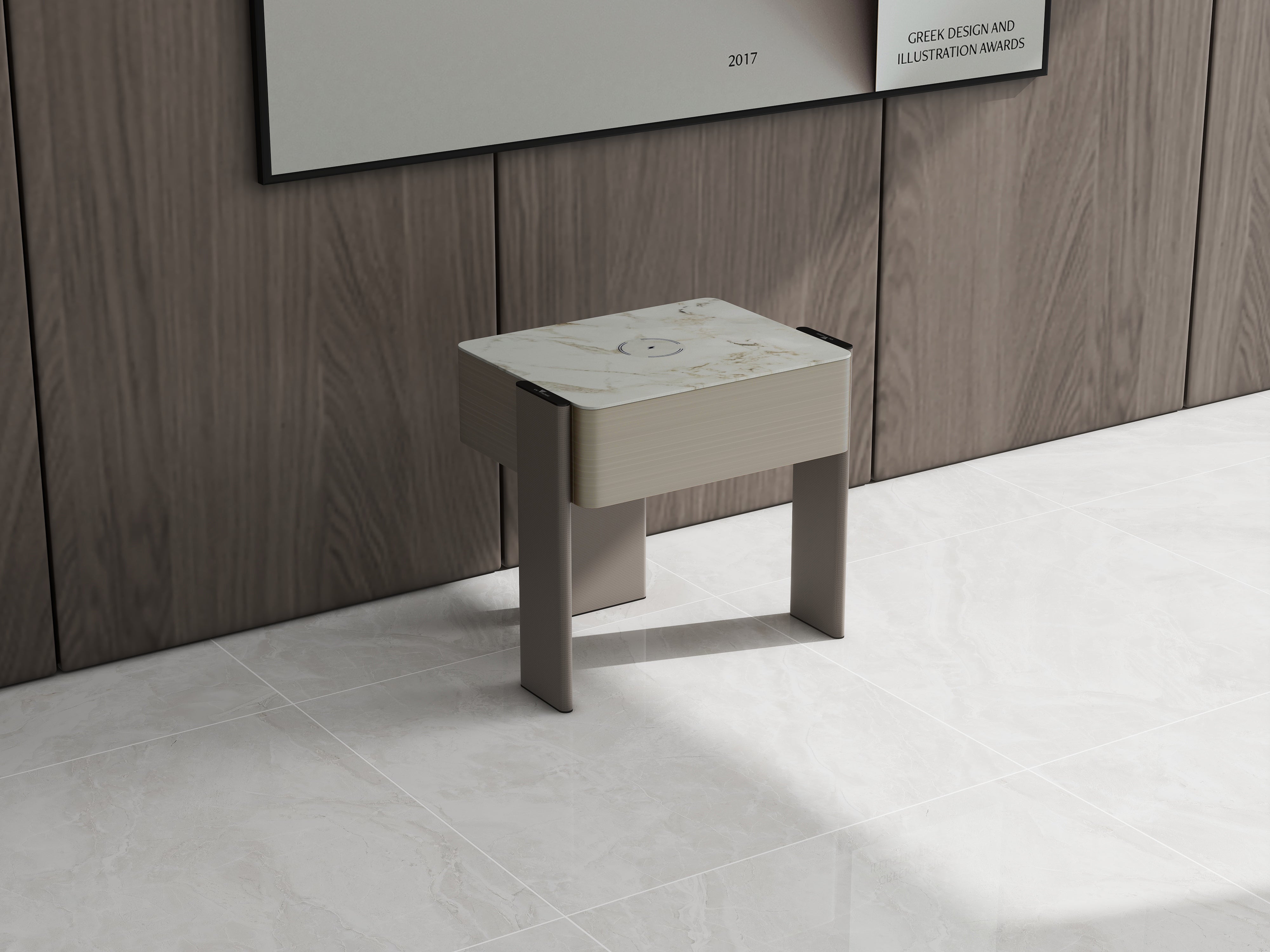 HX-2337-2 Bedside Cabinet Modern minimalist style - Chiuchiufurniture