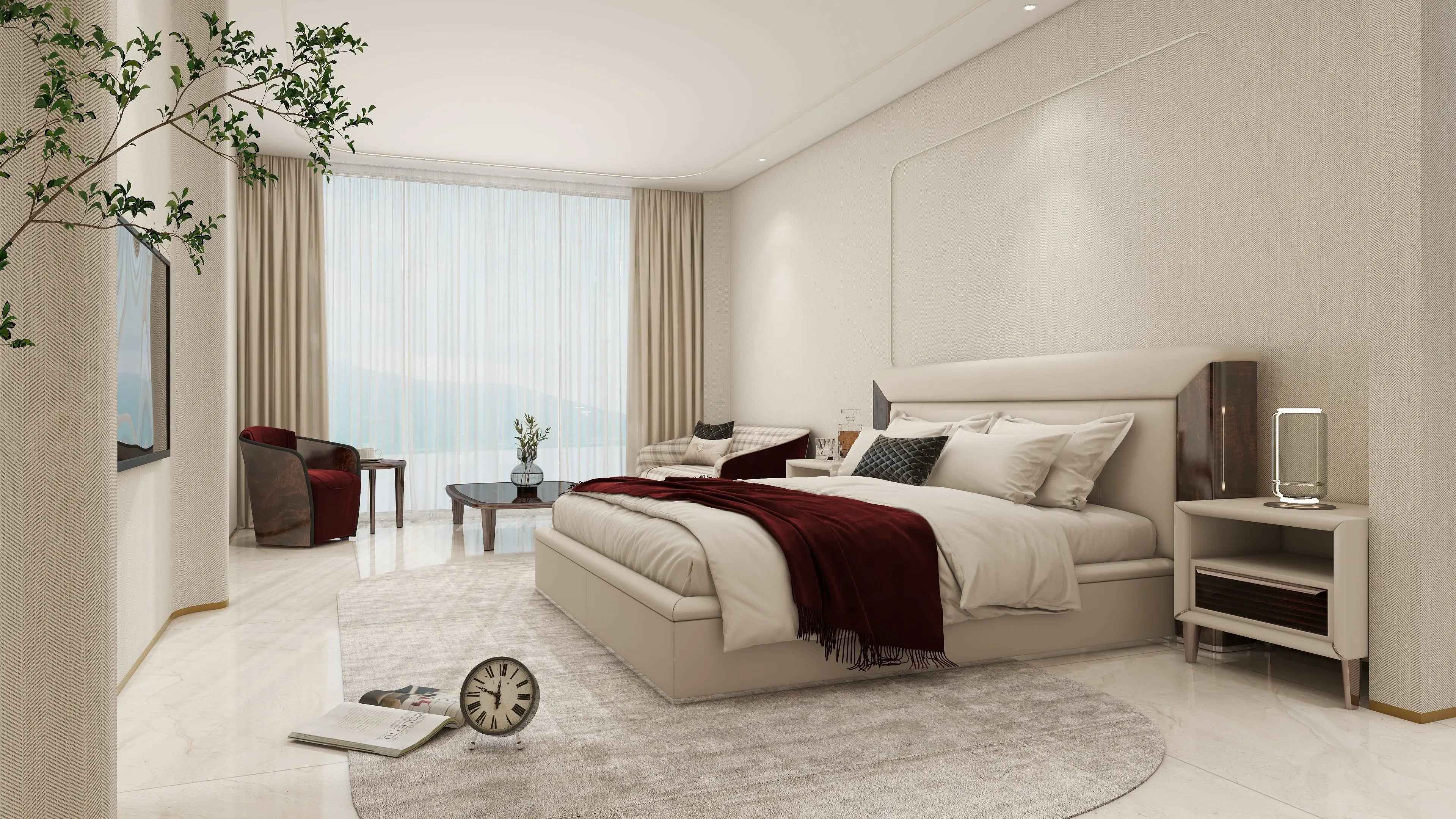 High Classic Leather Bedroom Nightstand W008B11 Bentley style Stafford bedside table