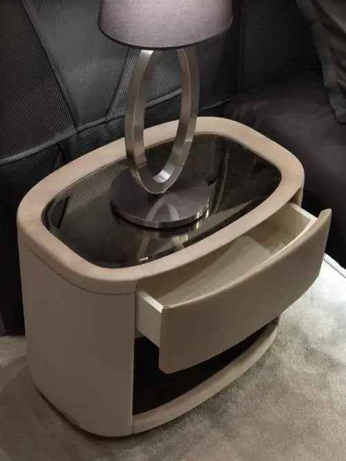 High quality cabinet bedside simple style bedroom bedside table W011B11B Visionnaire style Skiba Bedside table nightstand