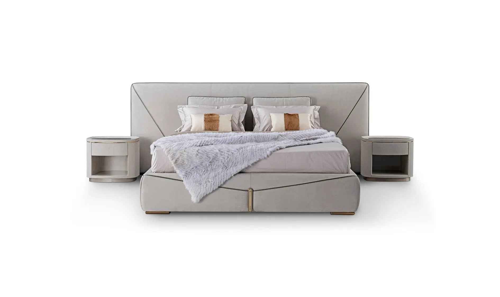 High quality cabinet bedside simple style bedroom bedside table W011B11B Visionnaire style Skiba Bedside table nightstand