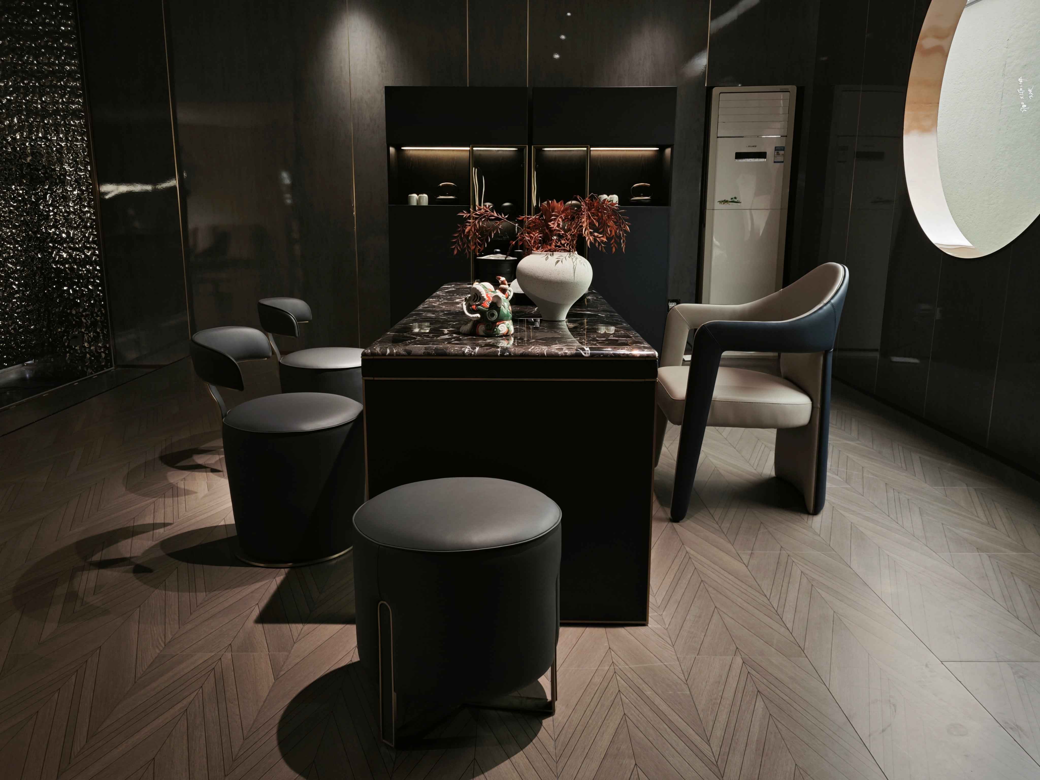 Italian minimalist AB13 tea stool DD5-062-2 Tea stool