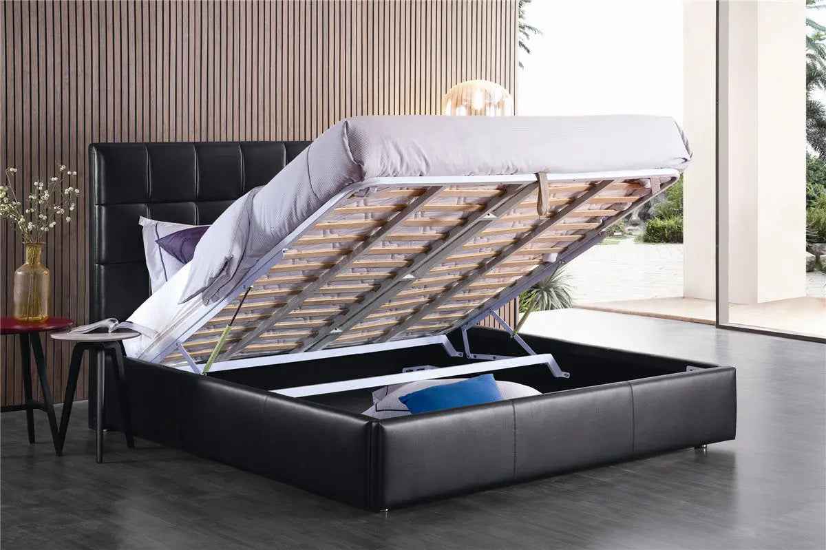 Italian Minimalist Checkered KB-VVCASA-BED-VX1-1691-1 Bed