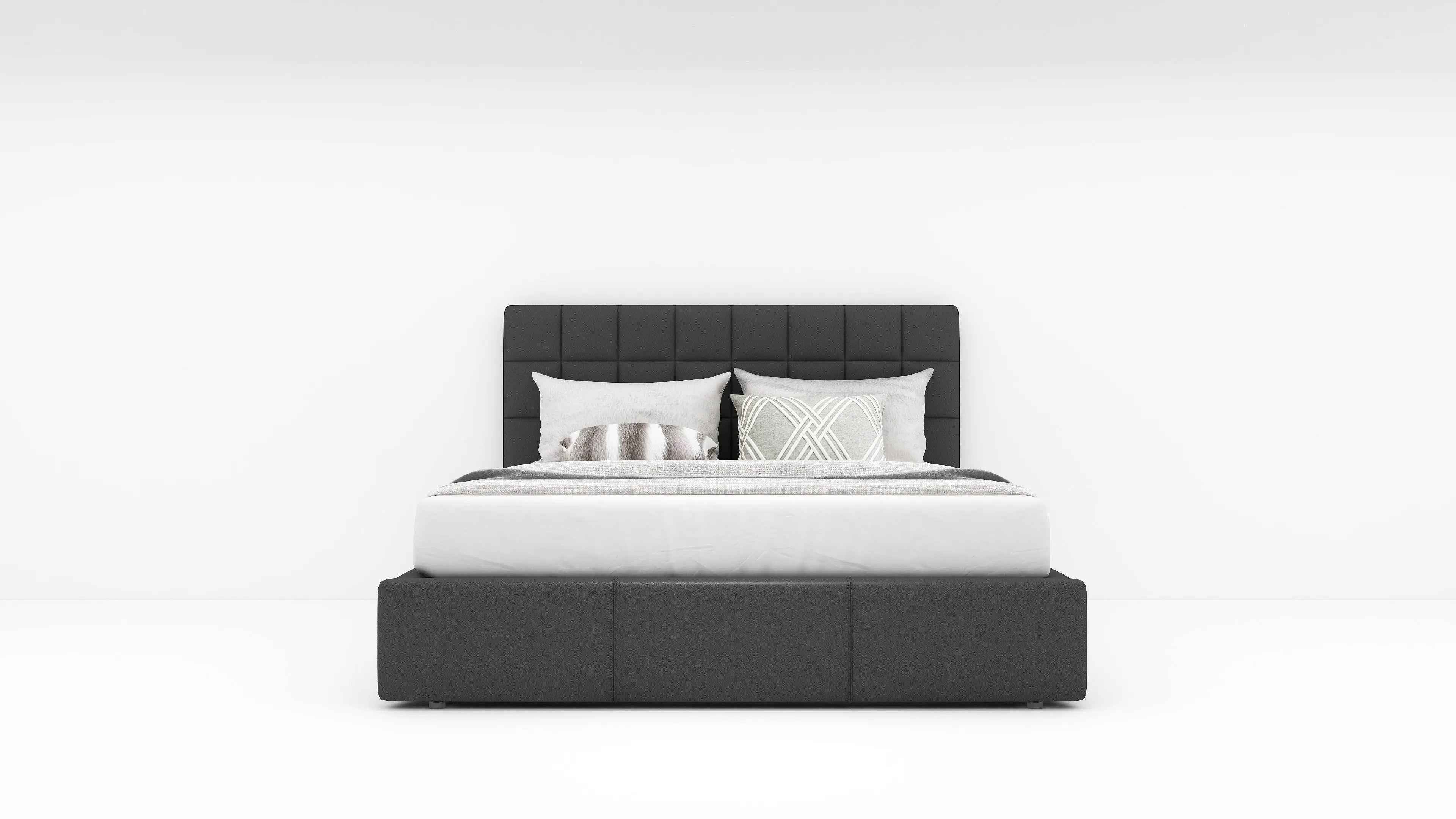 Italian Minimalist Checkered KB-VVCASA-BED-VX1-1691-1 Bed