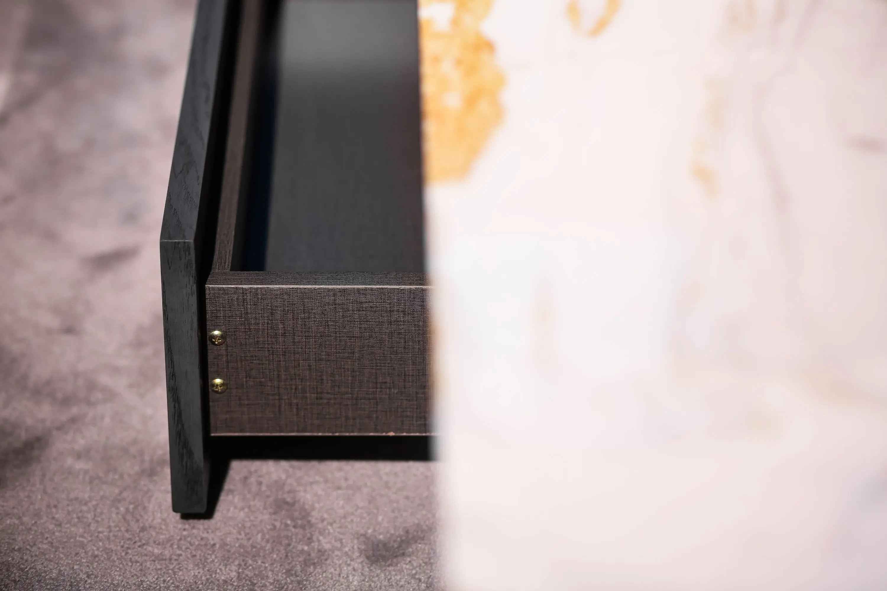 Italian Minimalist Drawer Rock Plate HC-1827-1 Coffee Table