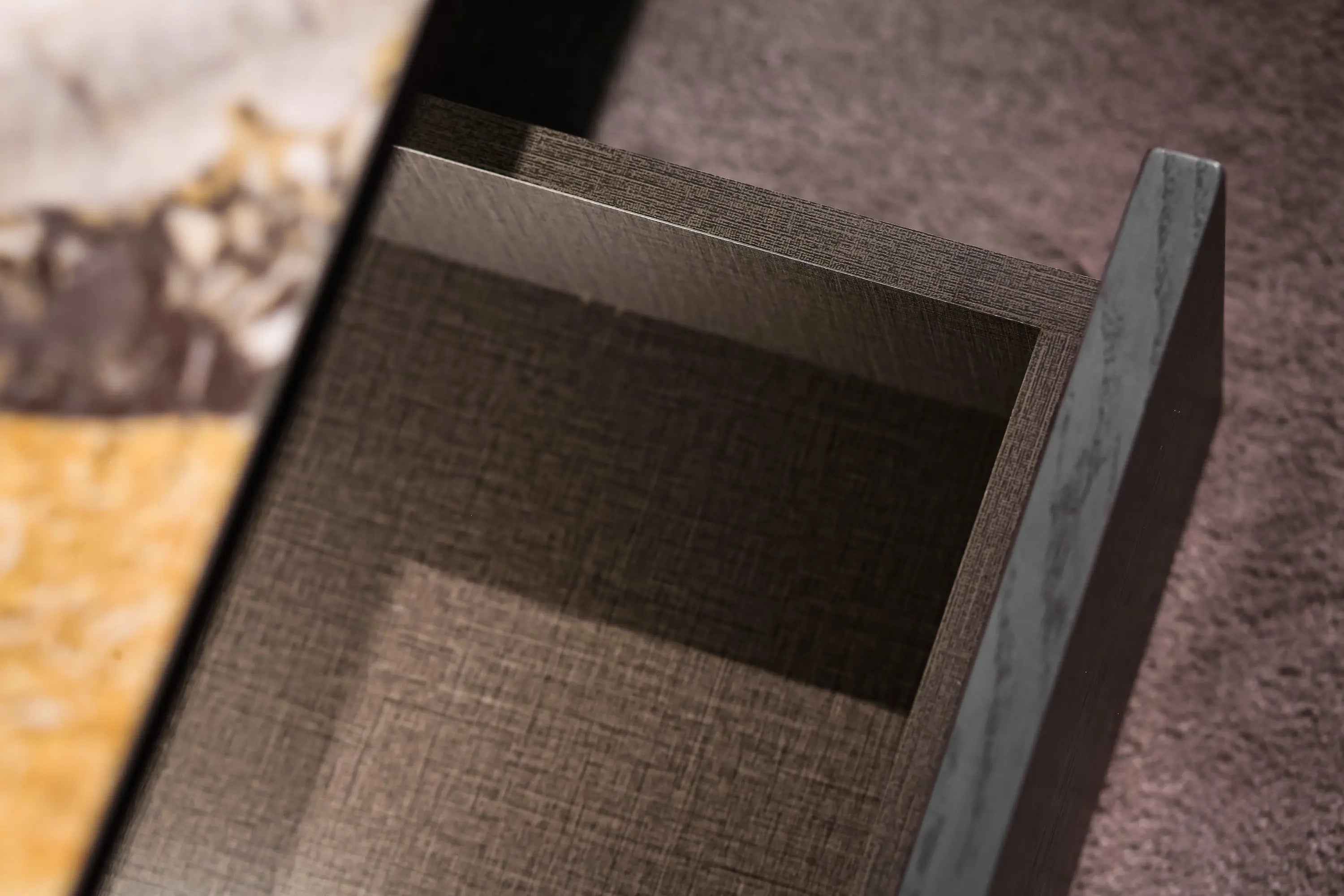 Italian Minimalist Drawer Rock Plate HC-1827-1 Coffee Table