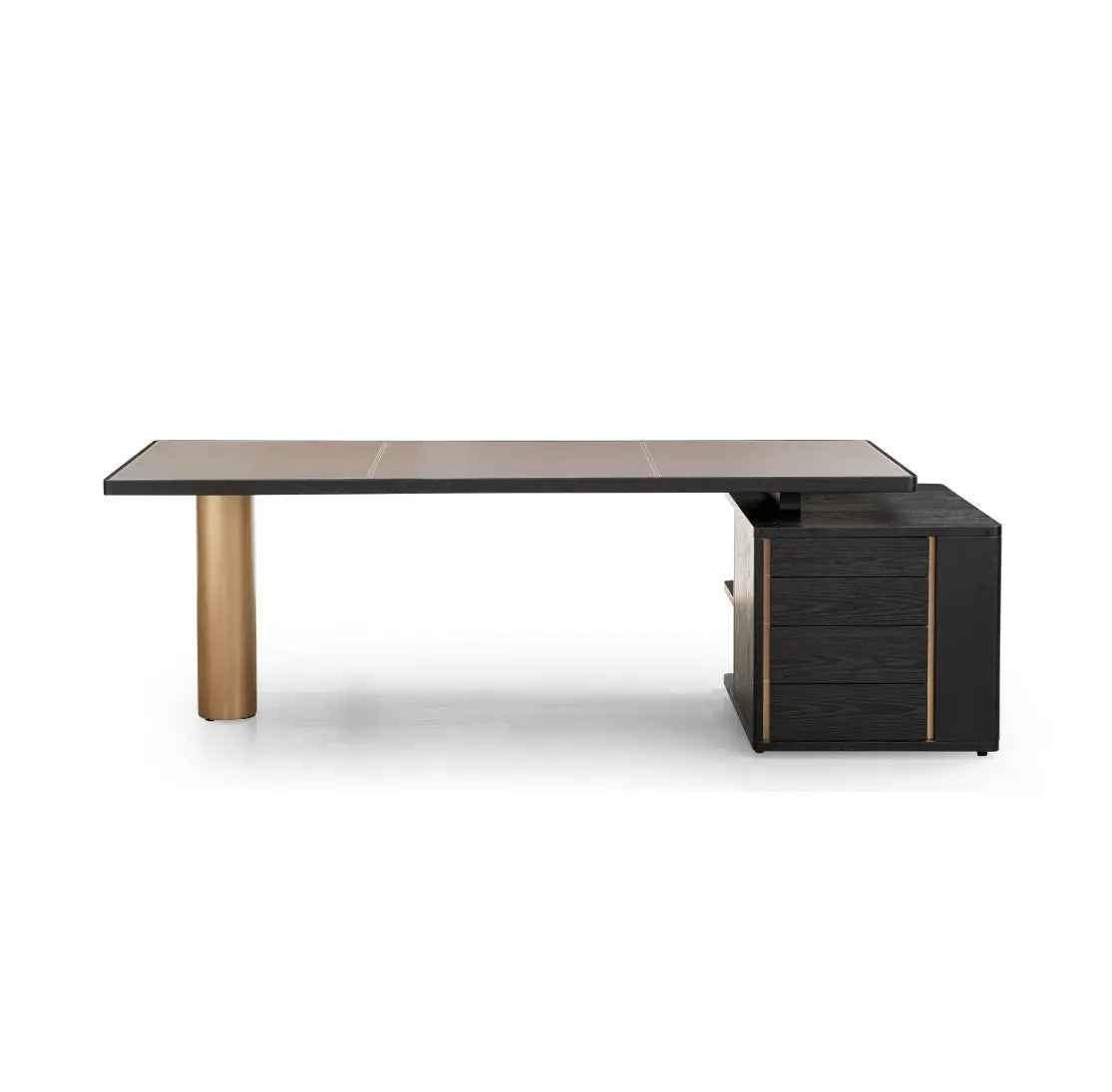 Italian Minimalist Leather Desk HS-2018-1