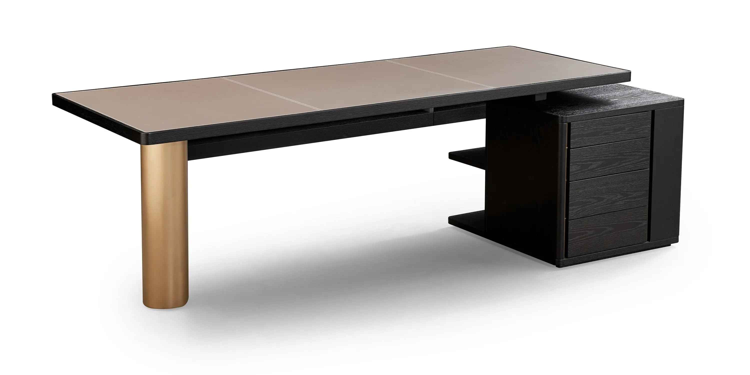 Italian Minimalist Leather Desk HS-2018-1