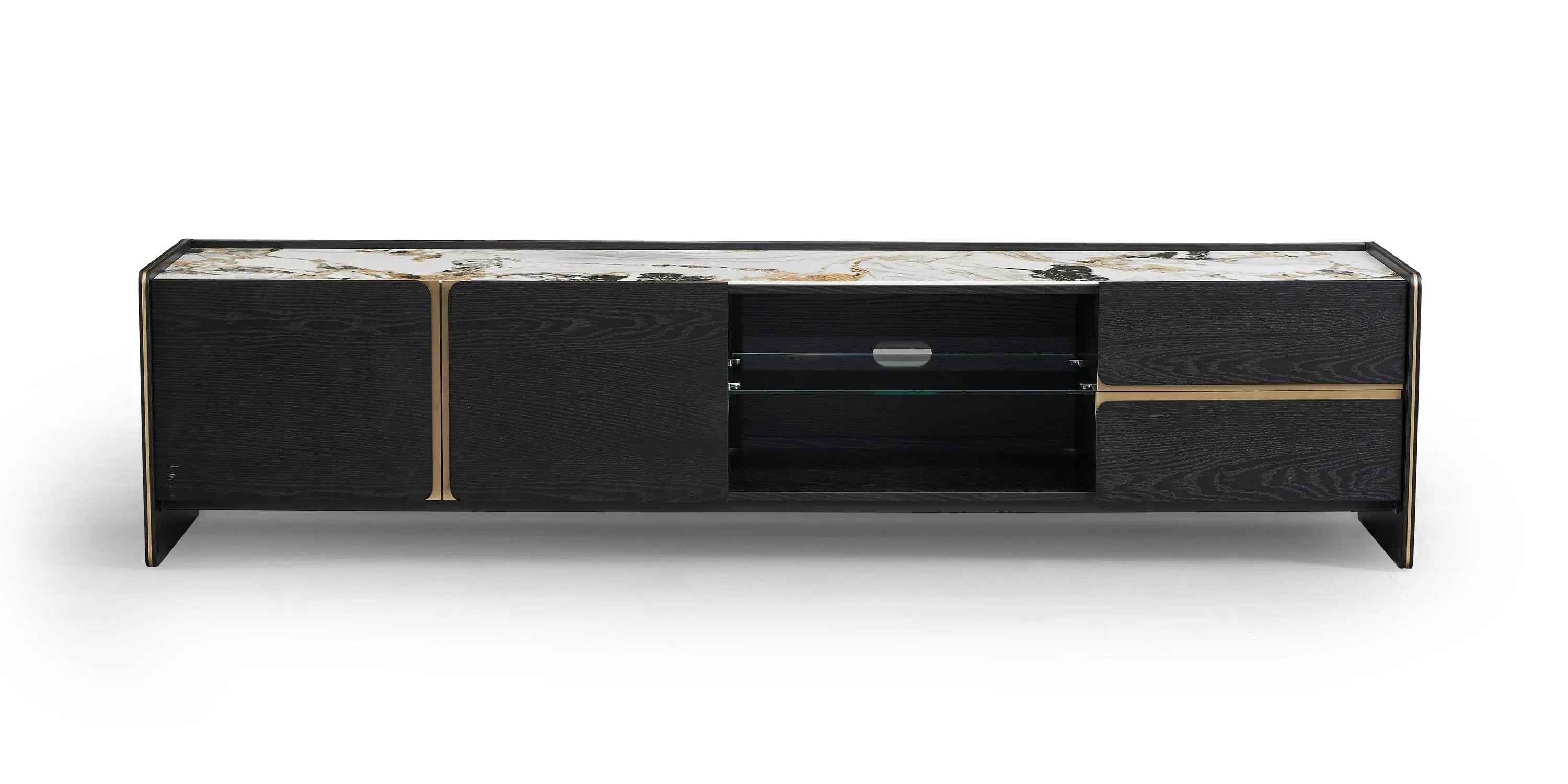 Italian Minimalist Floor Cabinet - Stylish Storage Solution for Modern Homes