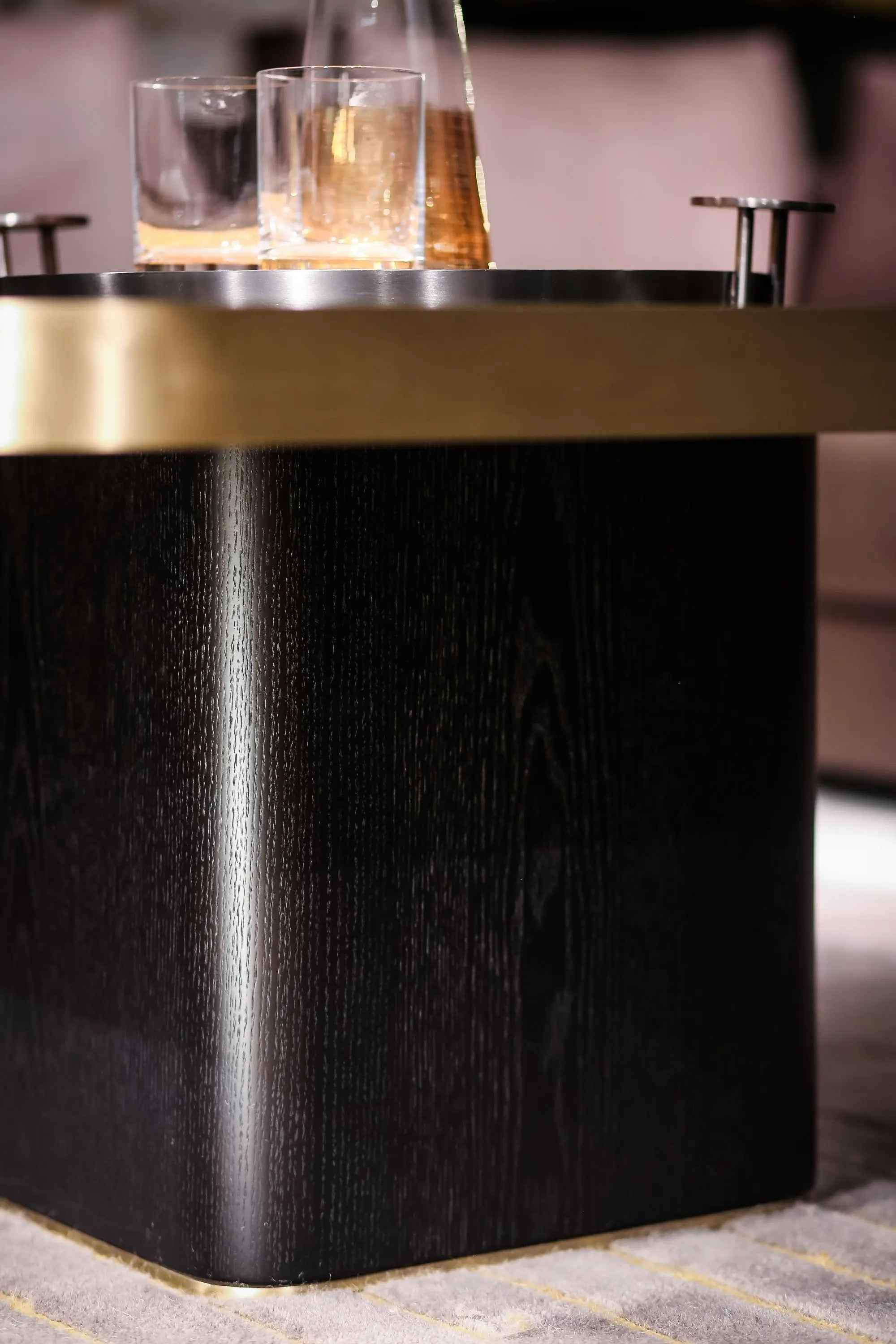 Italian Square Rock Plate HC-1825-1 Tea Table