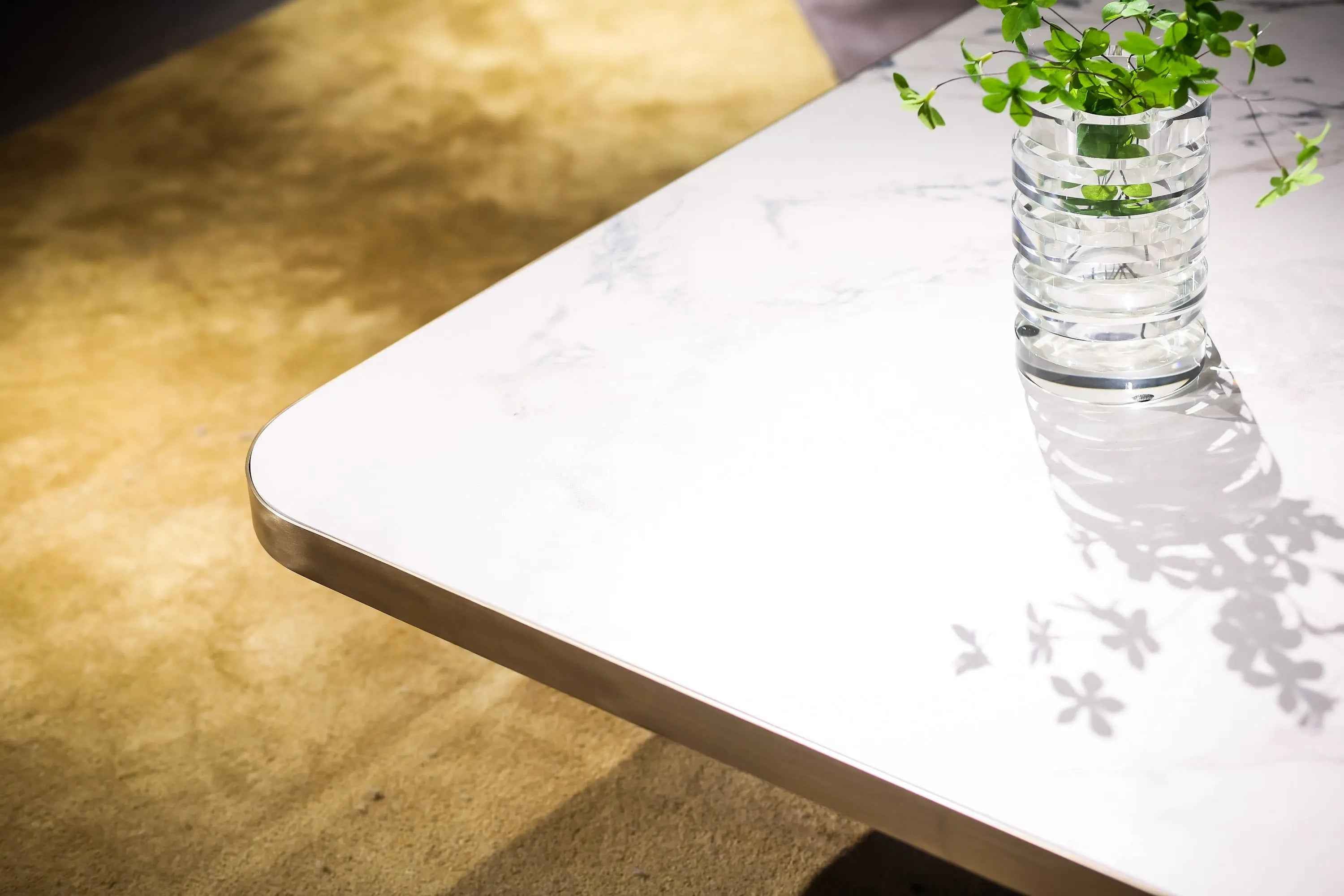 Italian Square Rock Plate HC-1825-1 Tea Table