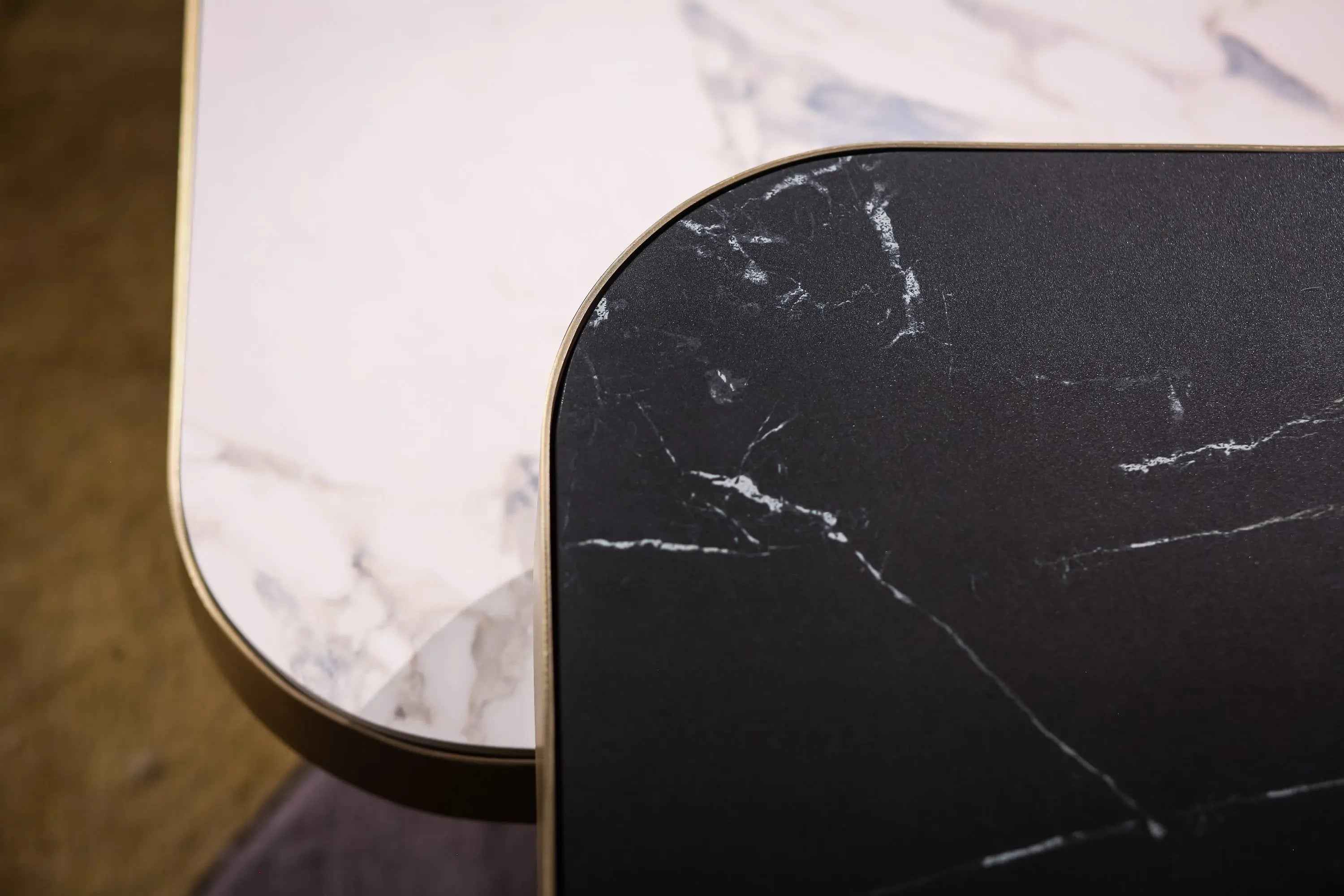 Italian Square Rock Plate HC-1825-1 Tea Table