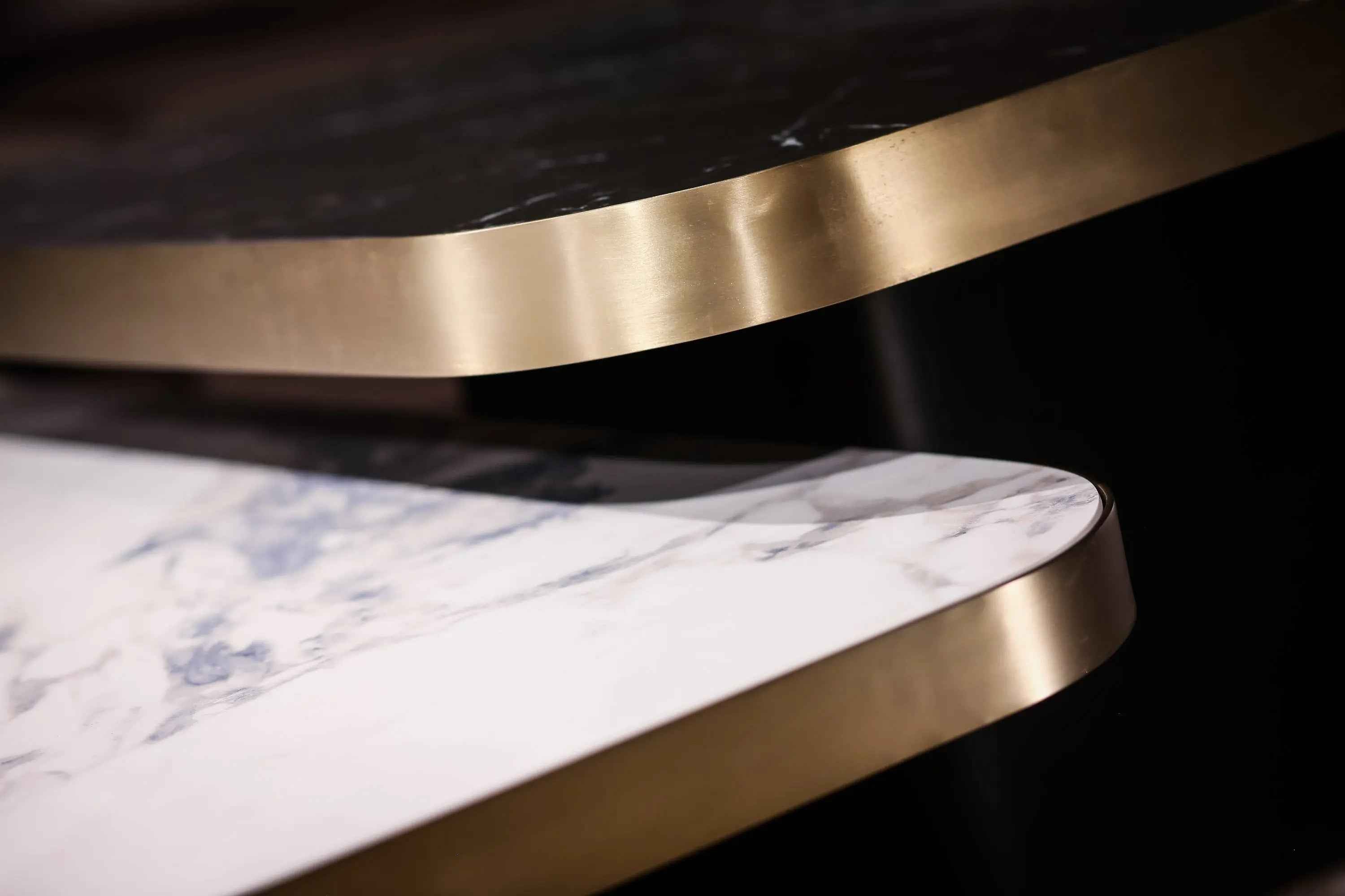 Italian Square Rock Plate HC-1825-1 Tea Table