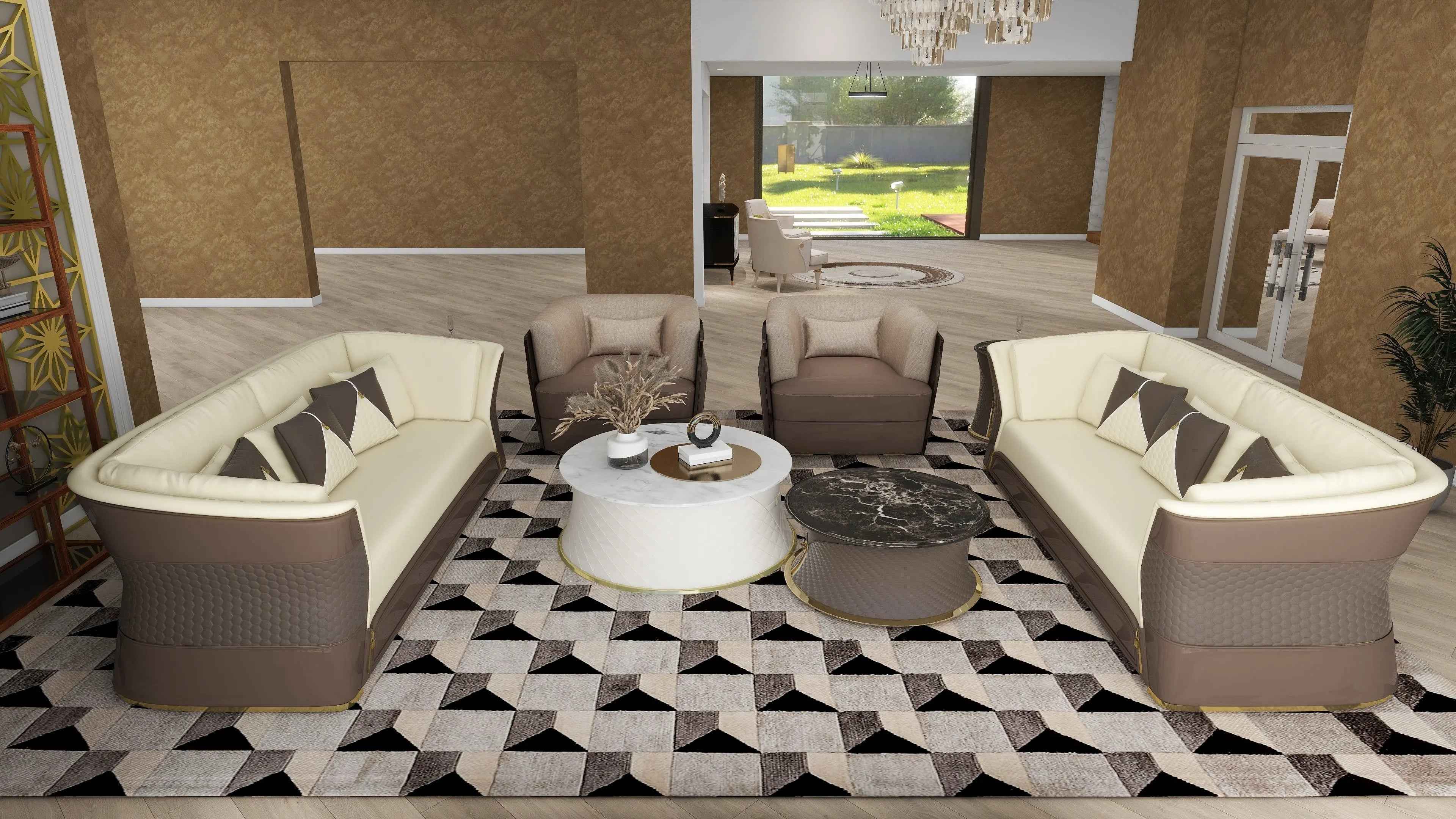 Italian light luxury design sense coffee table W002H2 Turri style vogue Coffee Table Tea table Coner table