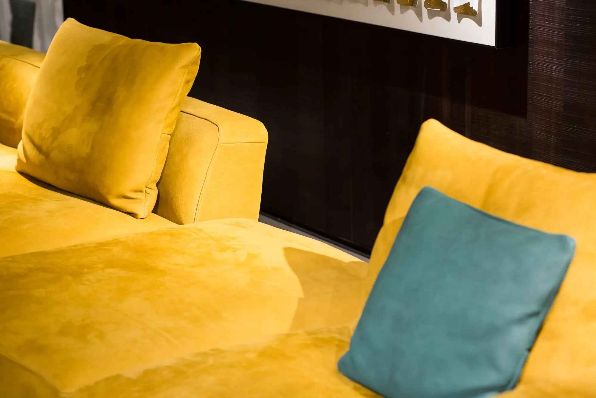 Italian minimalist home quality all leather sofa VJ5-1901 sofa