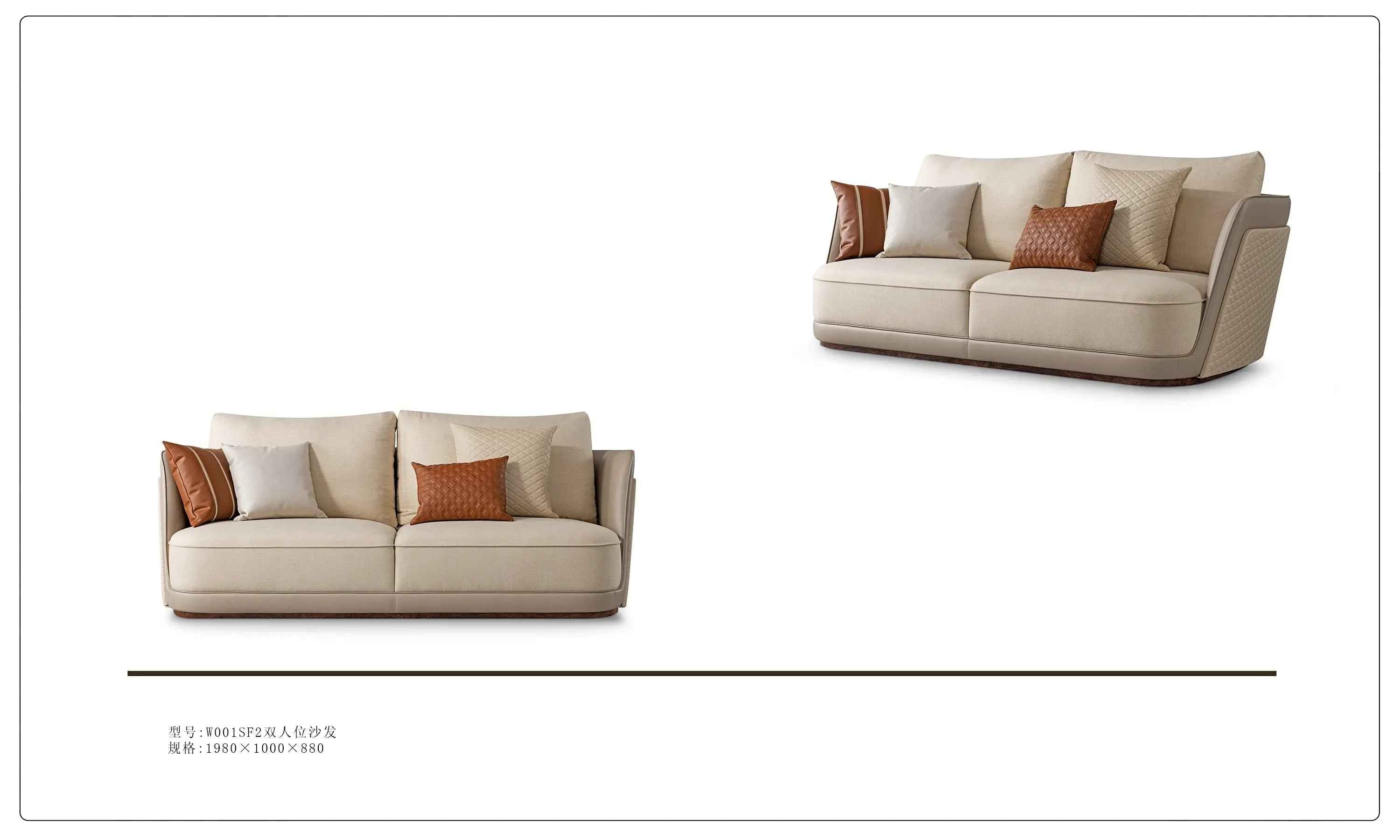 Italian style light luxury Bentley Style Richmond Sofa W001SF1 Sofa,Single Sofa, Multi Sofa