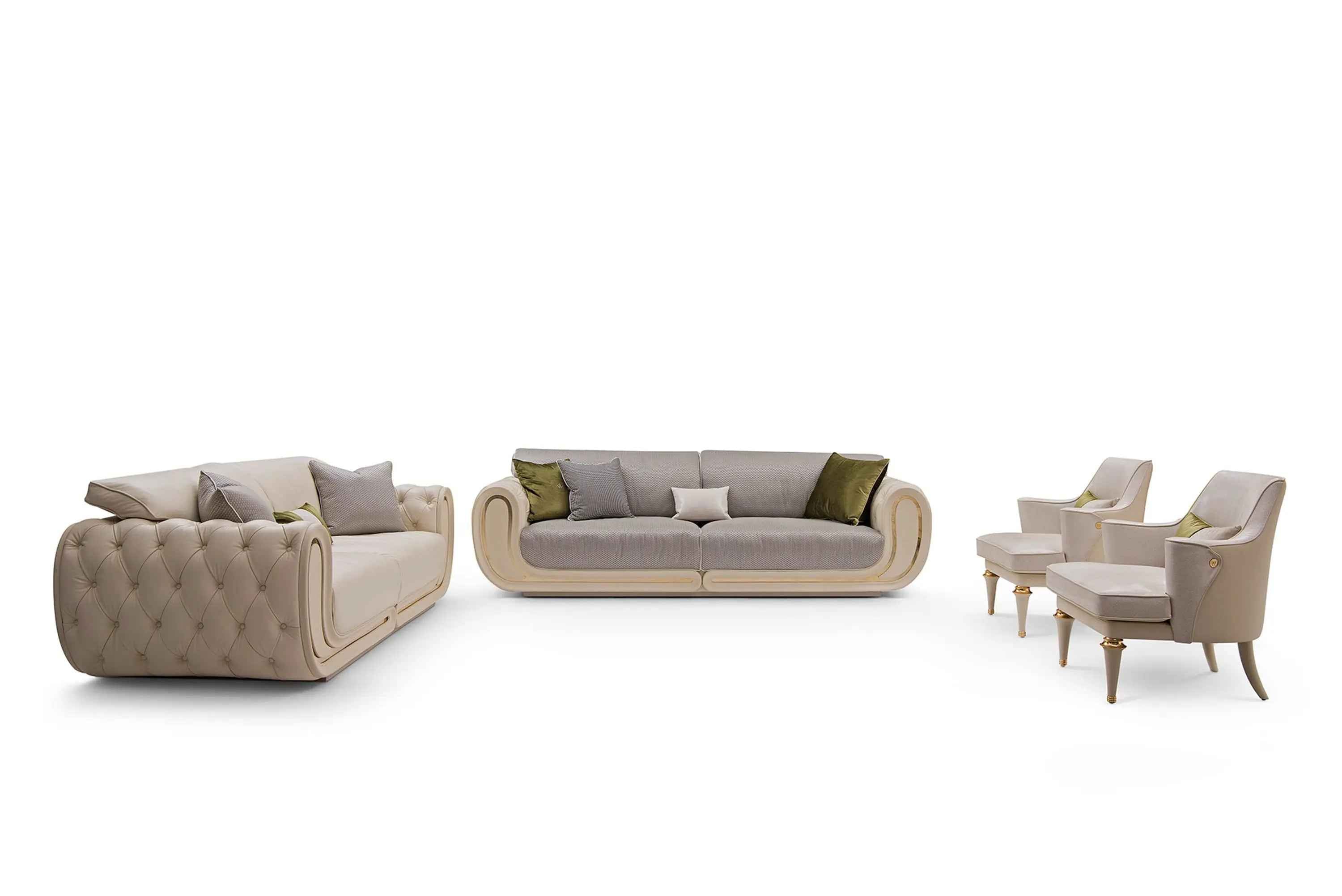 Leather Furniture Sofa Living Room Modern Sofa Set Luxury All Full House Furniture Leather Office Sofas W012SF11 Bentley LOUNGE CHAIR