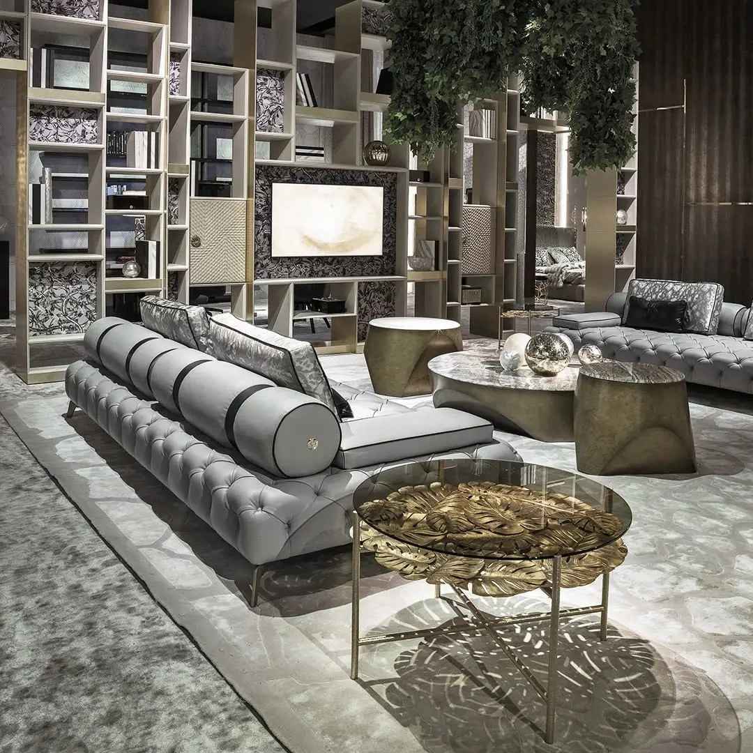 Leather Sofa with Metal Legs - Contemporary Comfort and Style WH303SF3 three seater sofa