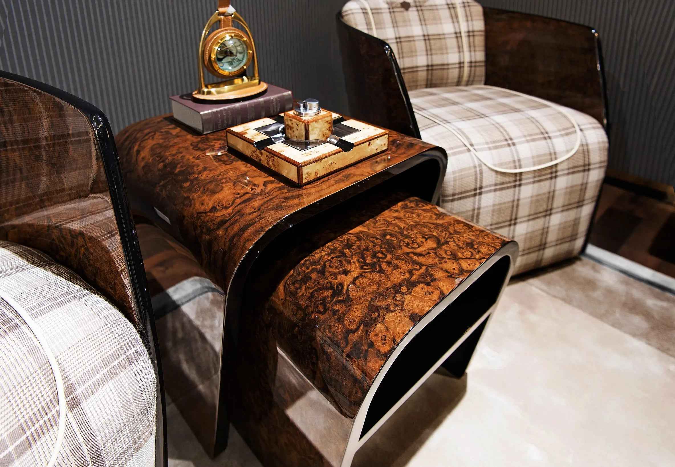 Light luxury classic coffee table combination W001H6C-1 Bentley style Lewes Tea table
