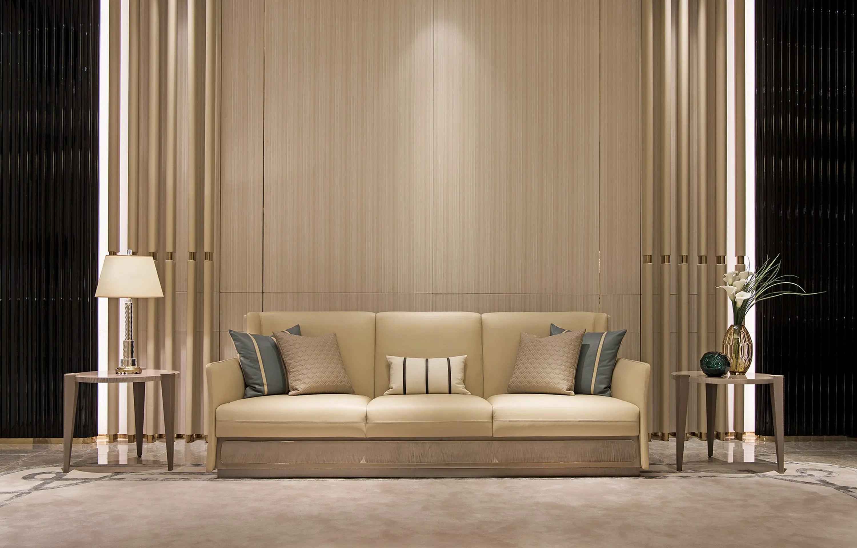 Light luxury modern European maple shadow dyed grey edge a few W009H6 Bentley Coffee Table Tea table Coner table