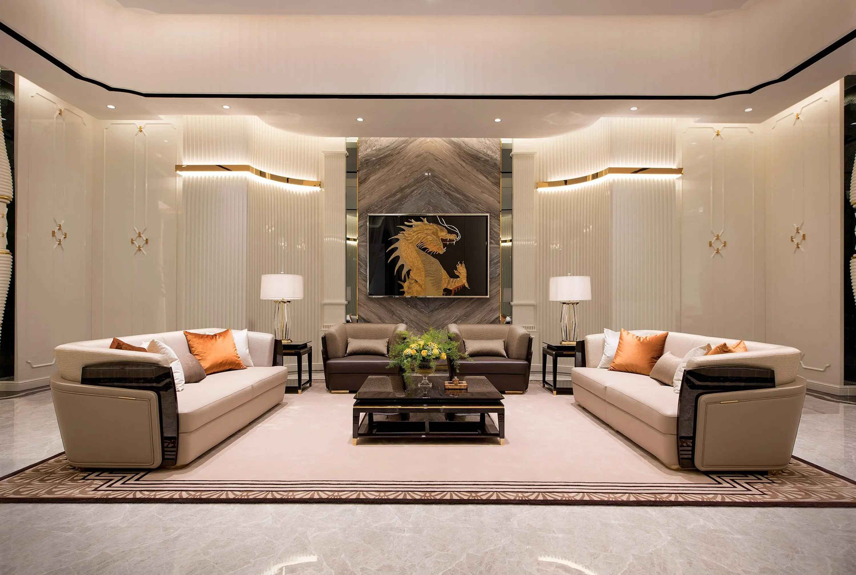 Light luxury modern ebony edge a few W008H6 Bentley Coffee Table Tea table Coner table