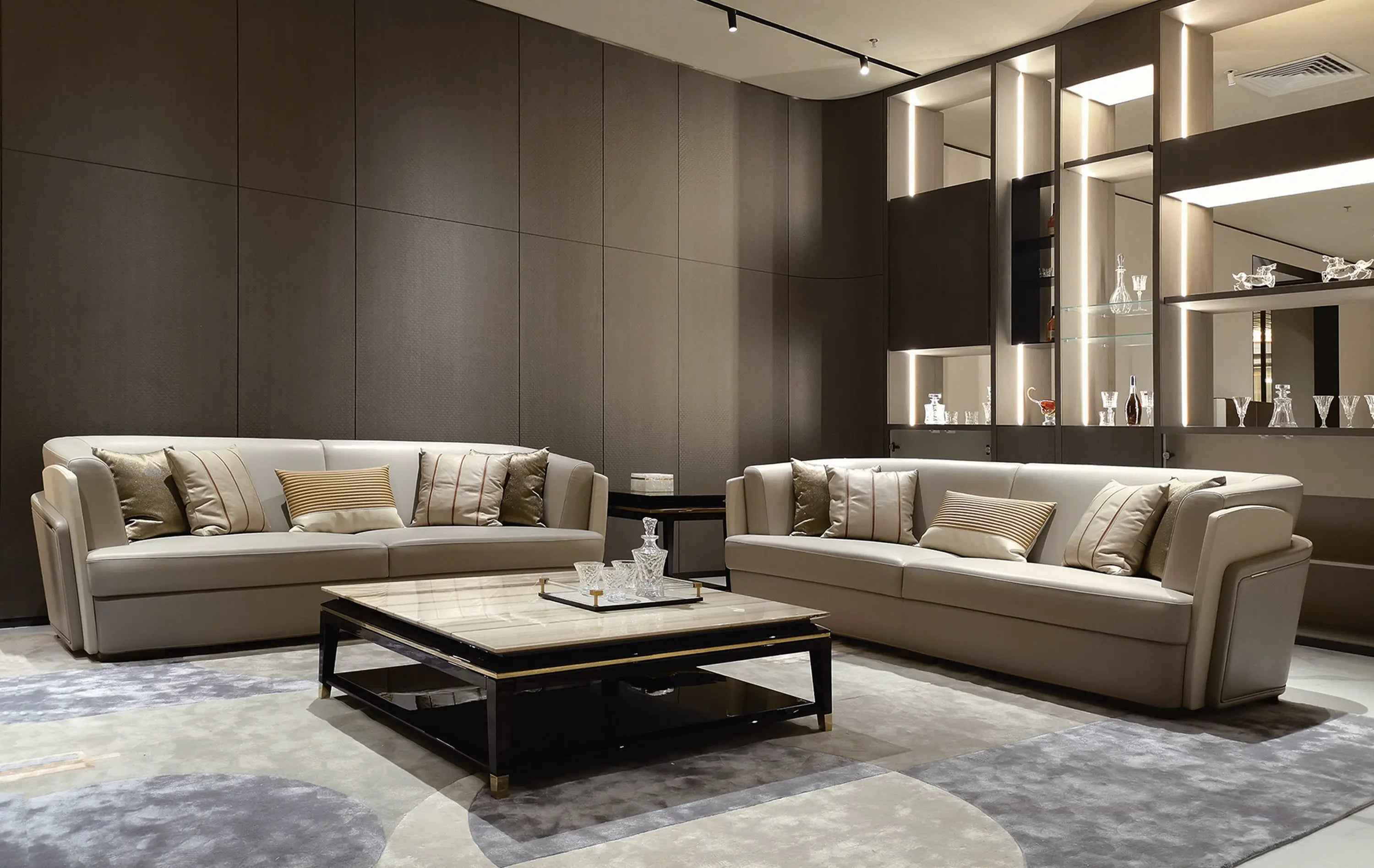 Light luxury modern ebony edge a few W008H6 Bentley Coffee Table Tea table Coner table