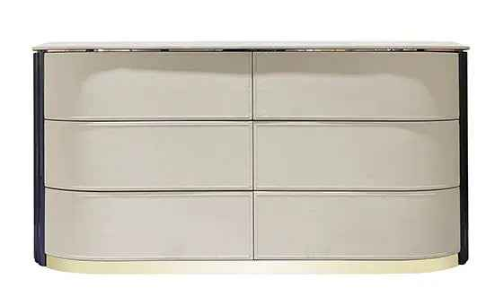 Bentley Light Luxury Chest of Drawers W018B12 - Elegant Beside Cabinet