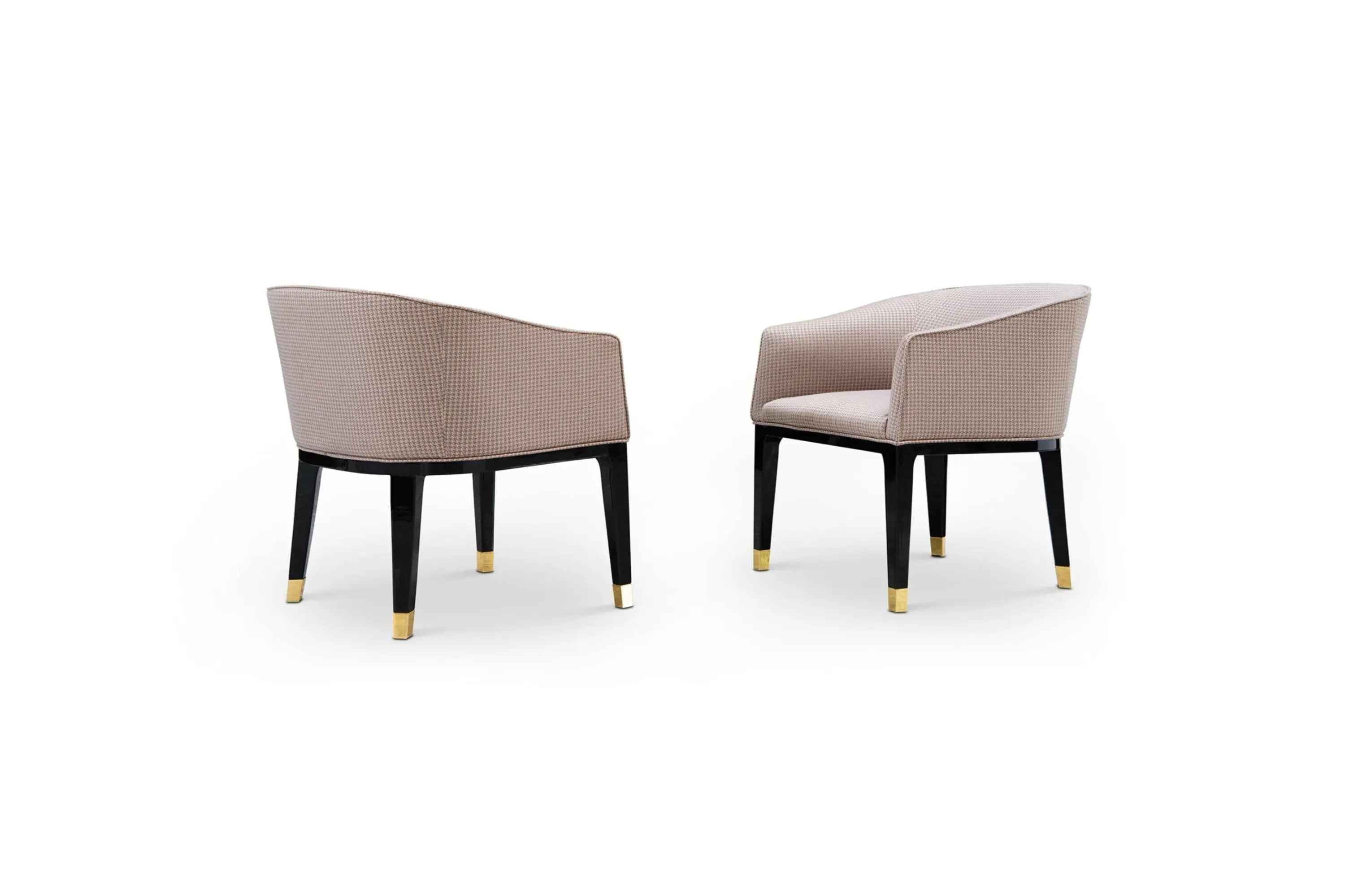 Light luxury style guest book chair W005S22 Bentley dining chair office chair boss chair