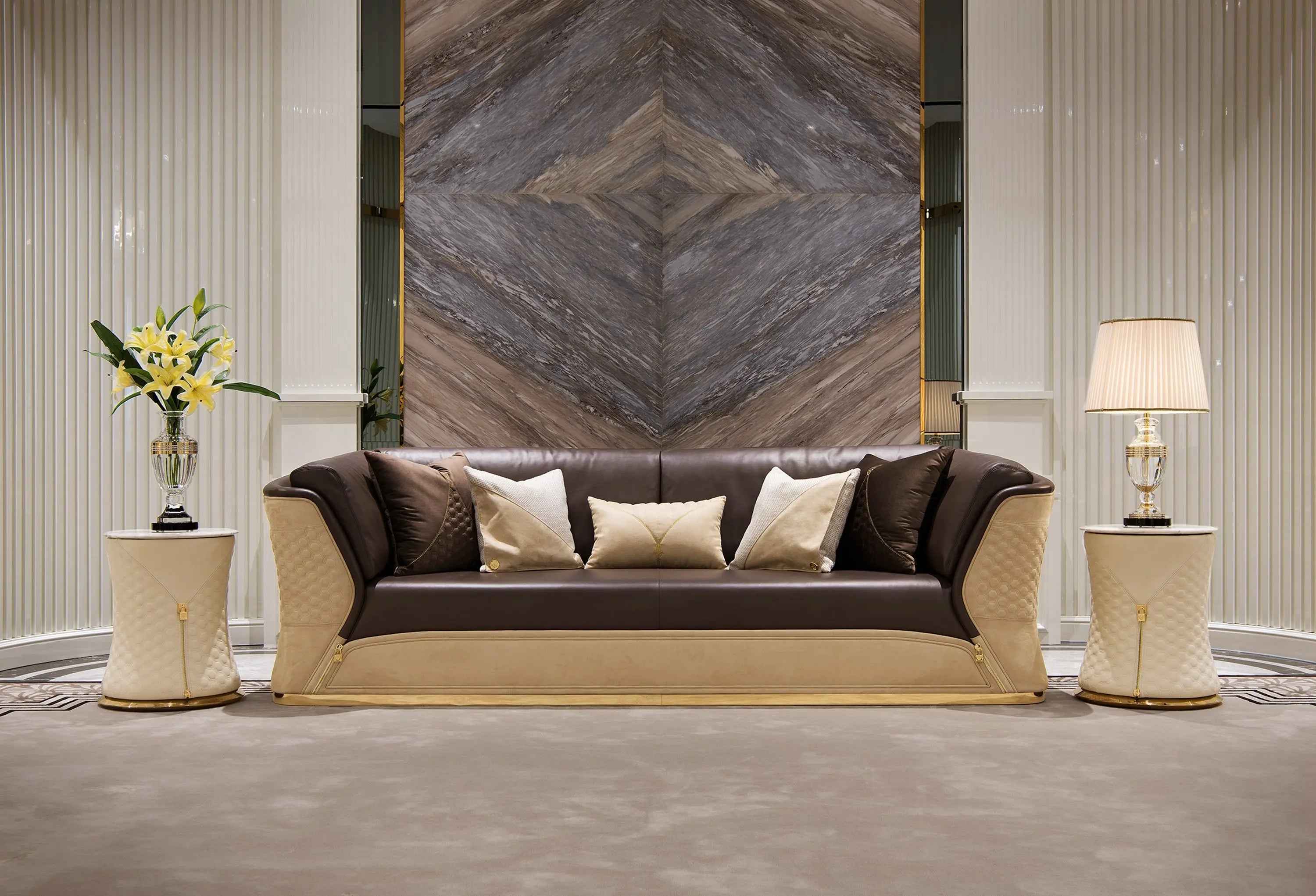 Living room matte round coffee table W002H6 Turri style Vogue Coffee Table Tea table Coner table