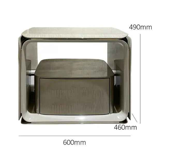 Luxury fashion Bedroom Nightstands: Enhance Your Sleep Space W015B11 Bentley style Havergate Bedside Table