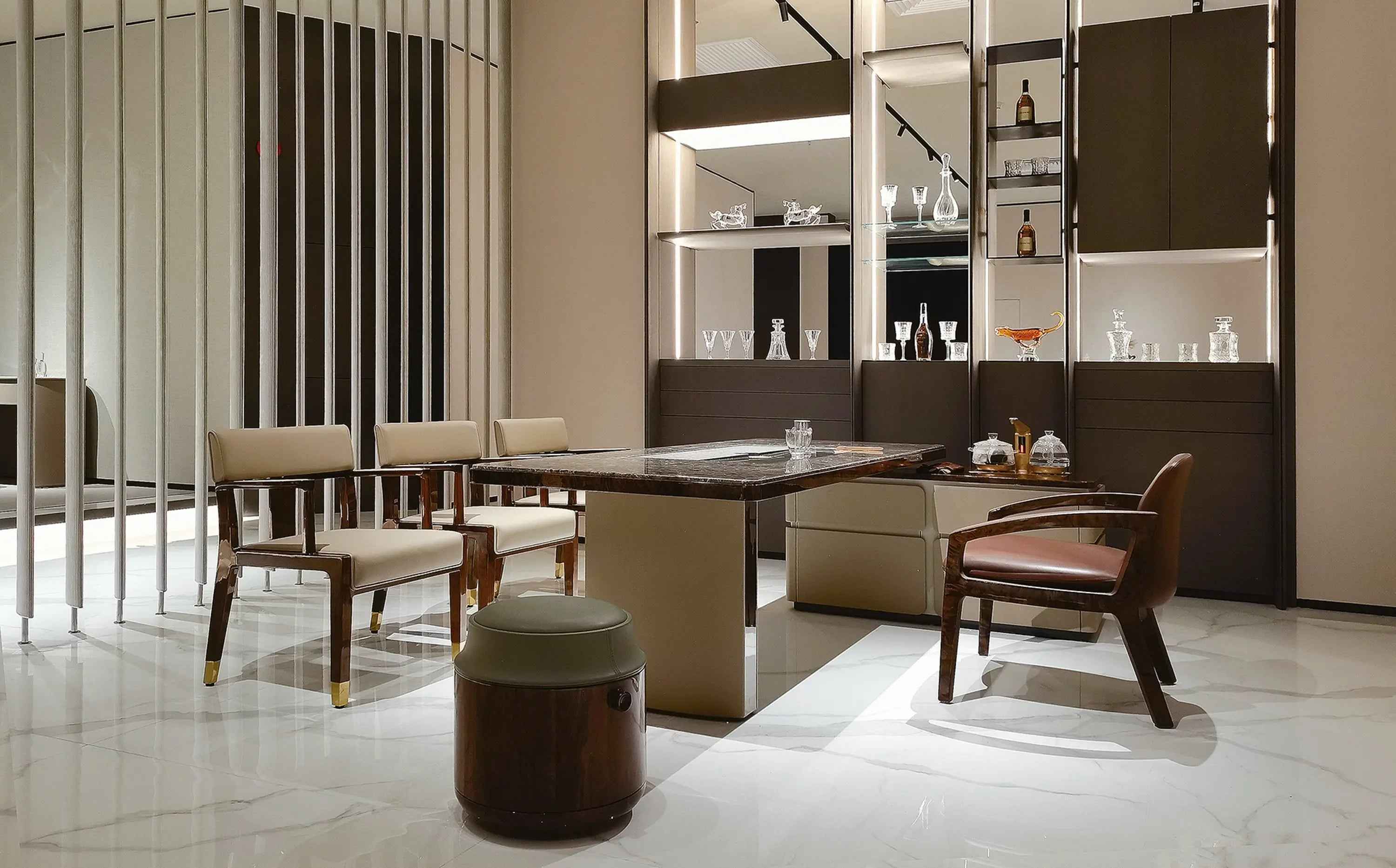 Luxury leather modern chair dining room restaurant chairs W013D5 Bentley style Belgravia Chair dining chair